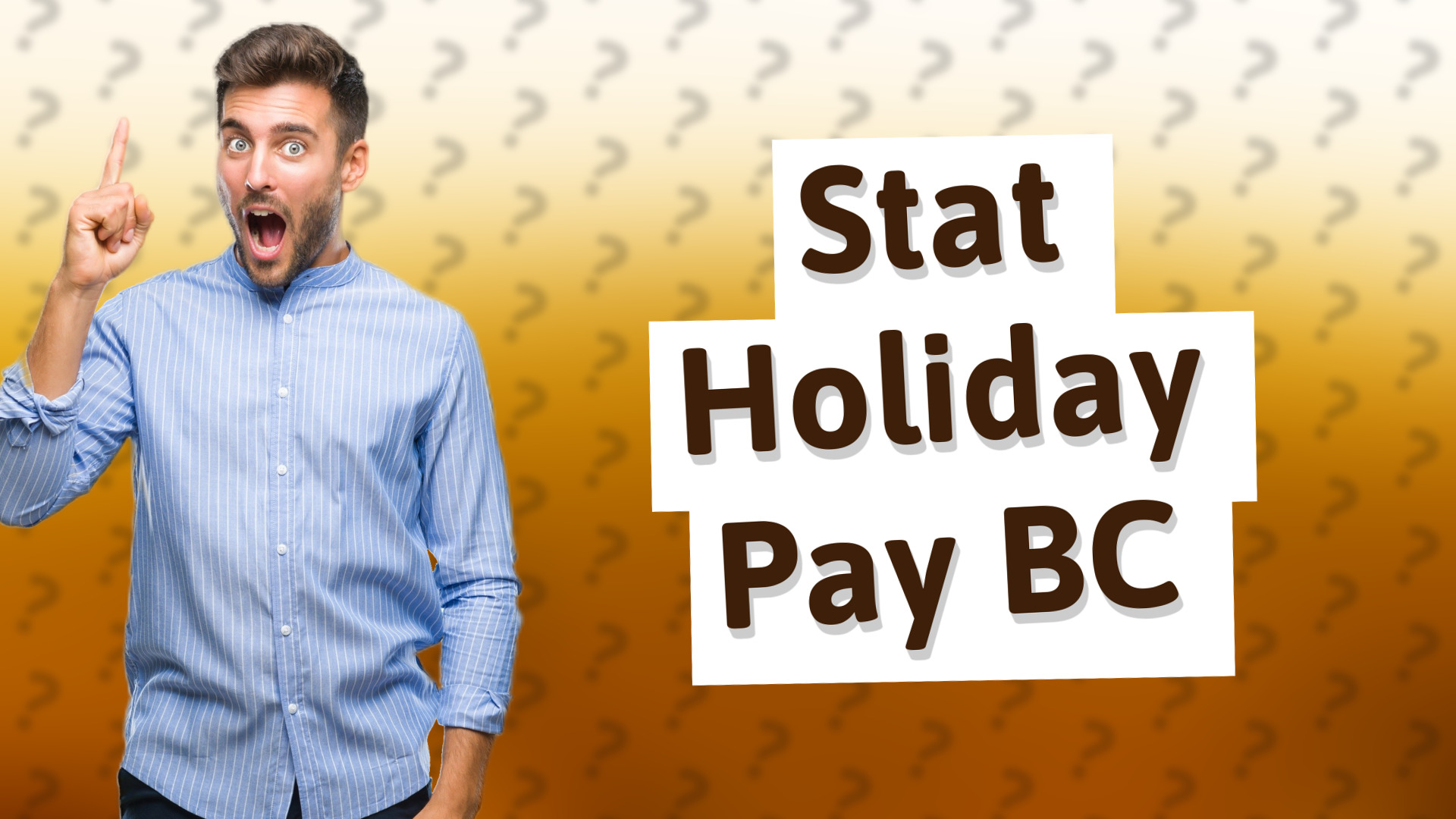 Stat Holiday Pay BC