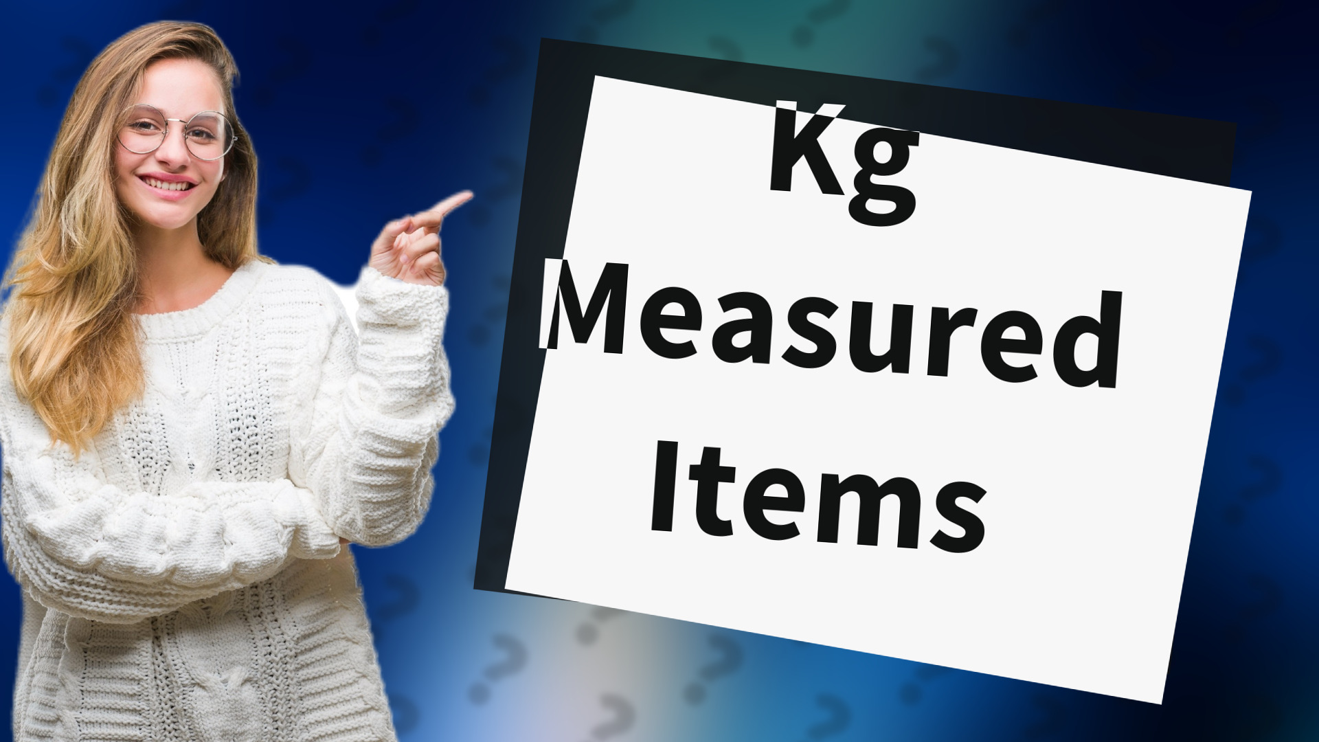 Kg Measured Items