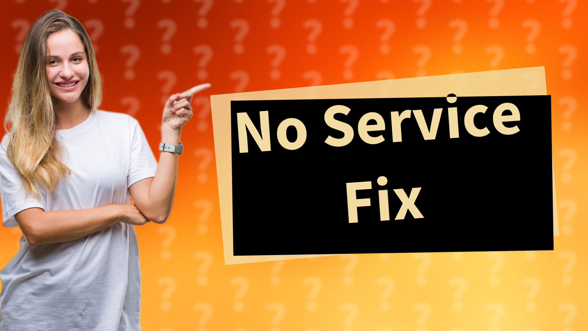 No Service Fix