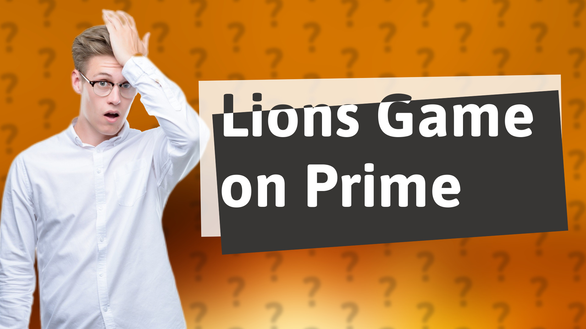 Lions Game on Prime