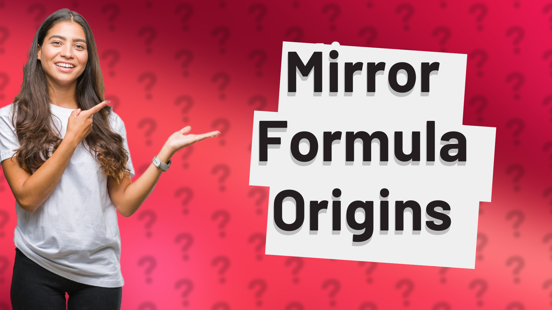 Mirror Formula Origins