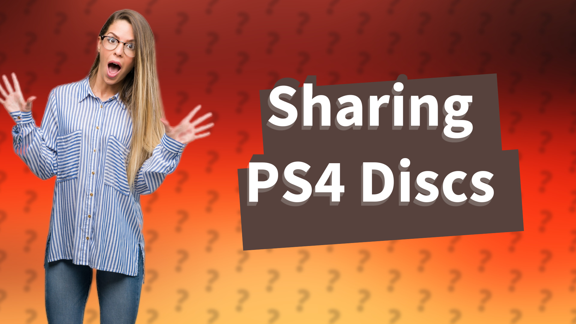 Sharing PS4 Discs