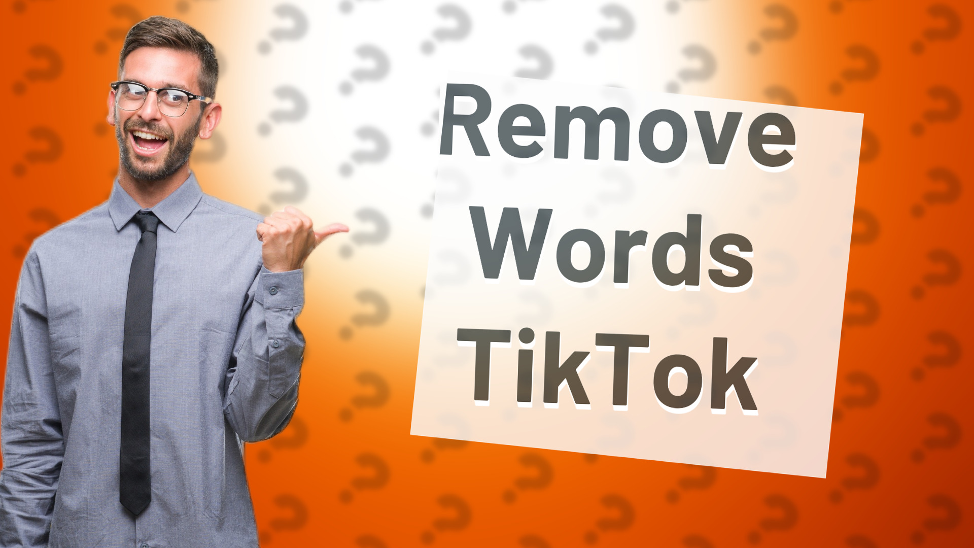 Remove Words TikTok