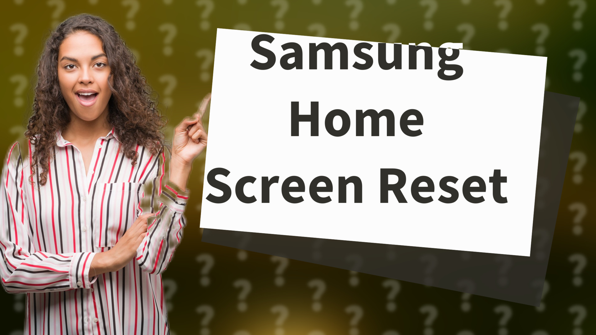 Samsung Home Screen Reset
