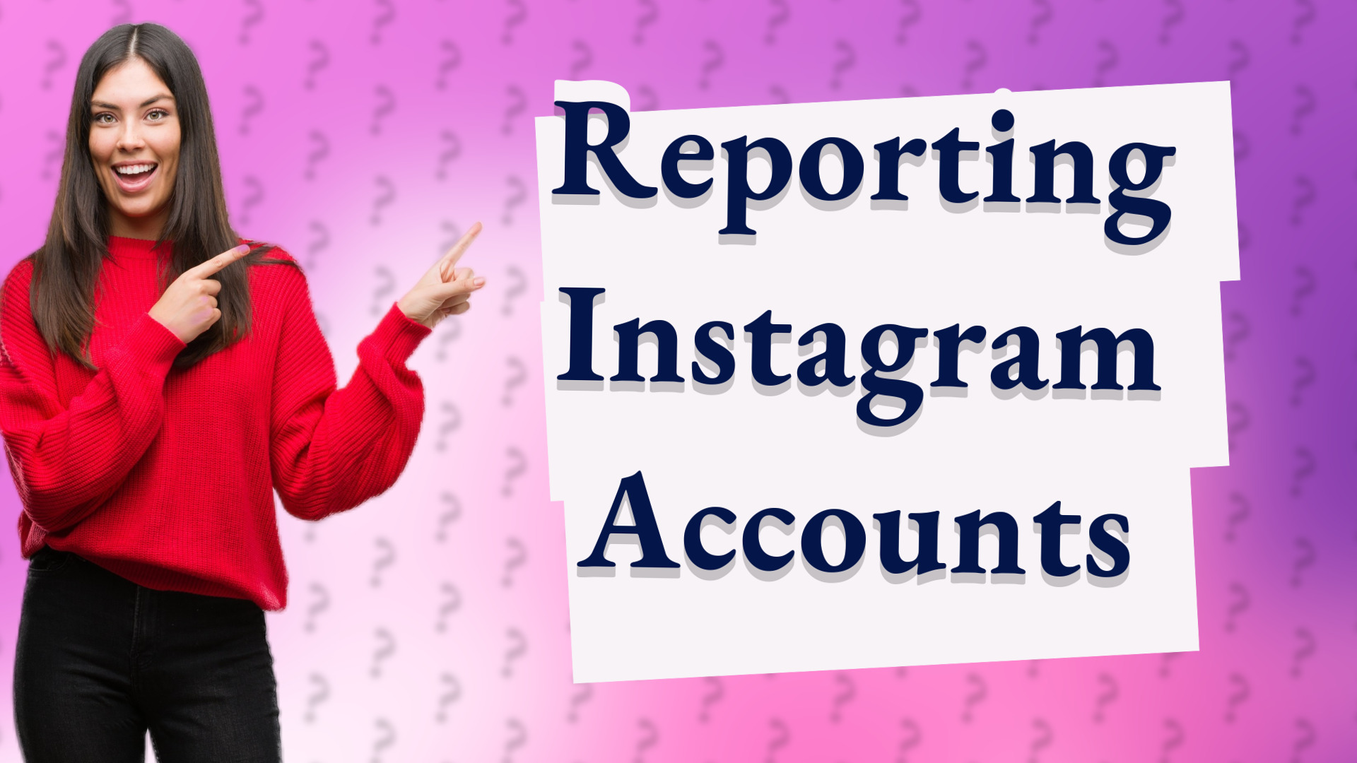Reporting Instagram Accounts