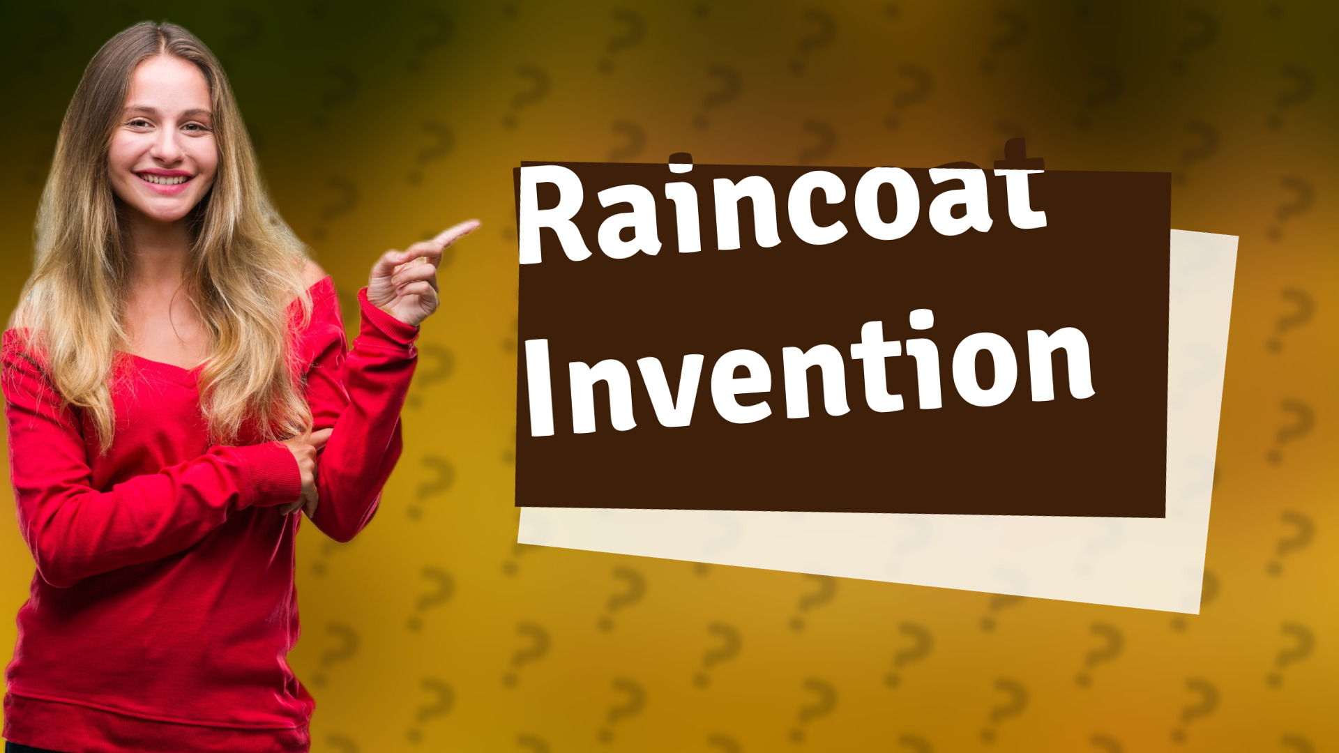 Raincoat Invention