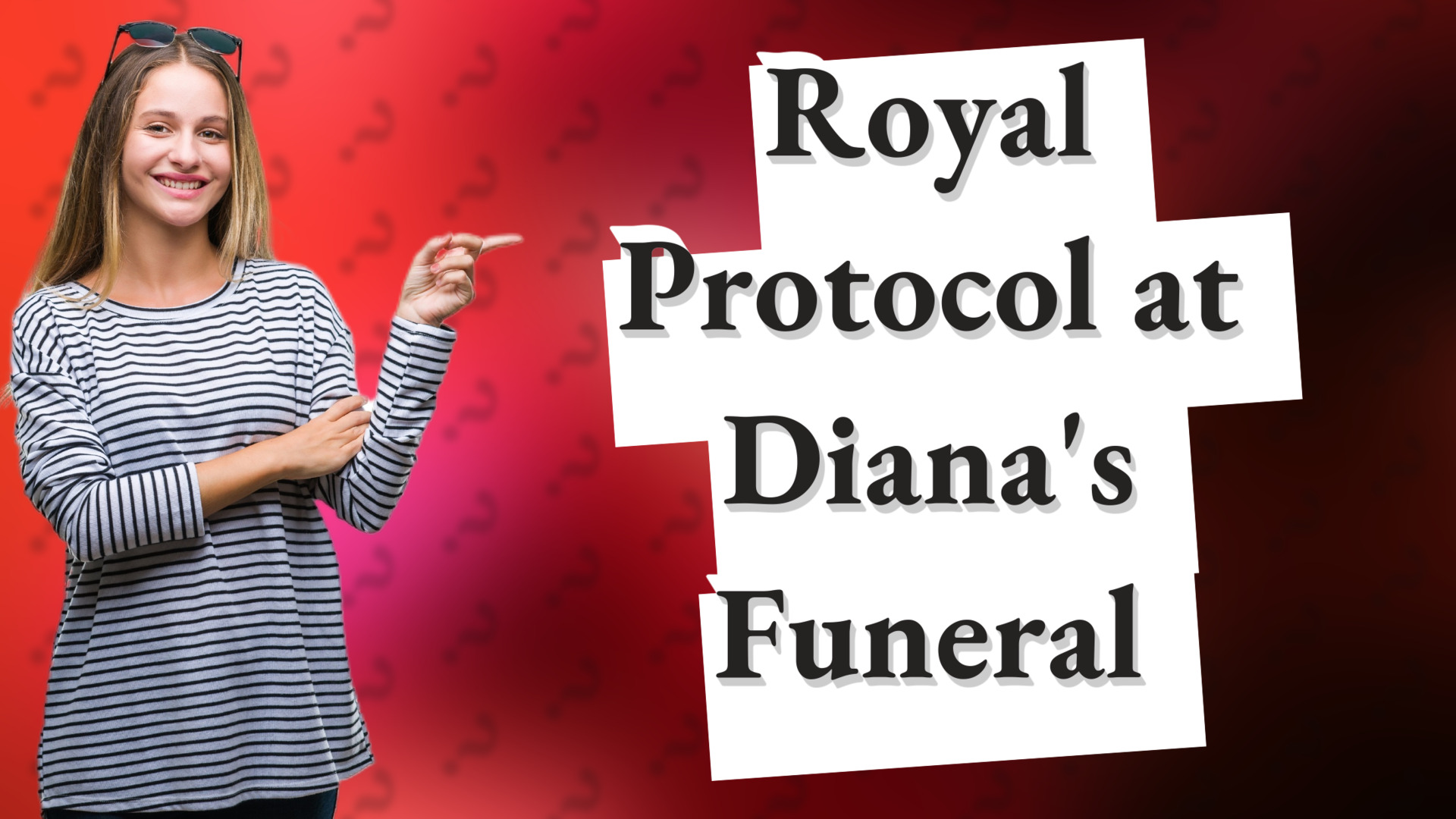 Royal Protocol at Diana's Funeral