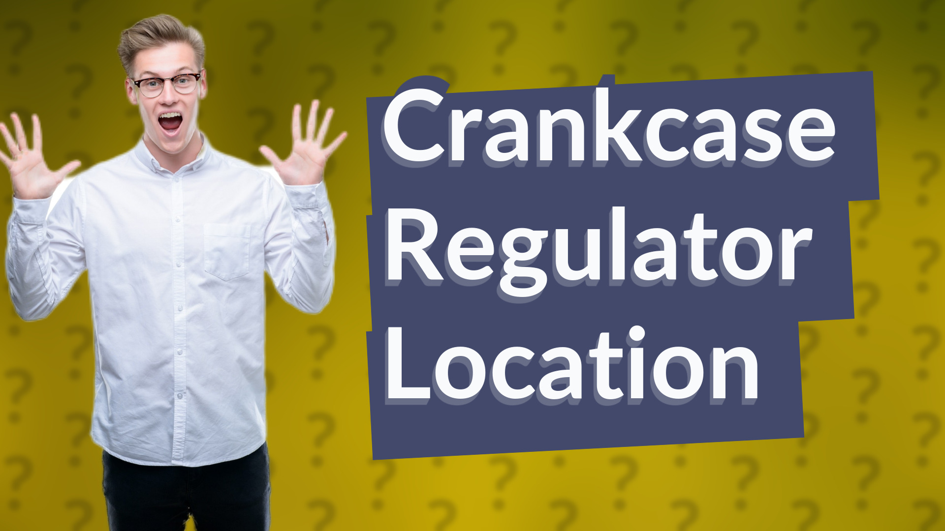 Crankcase Regulator Location