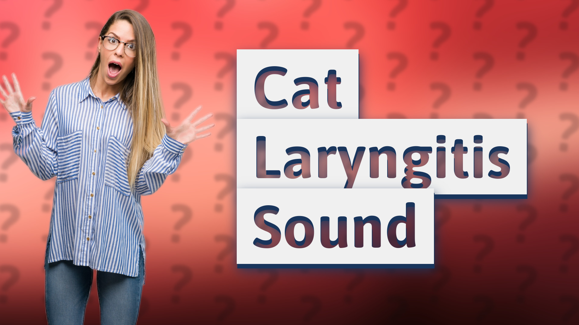 Cat Laryngitis Sound