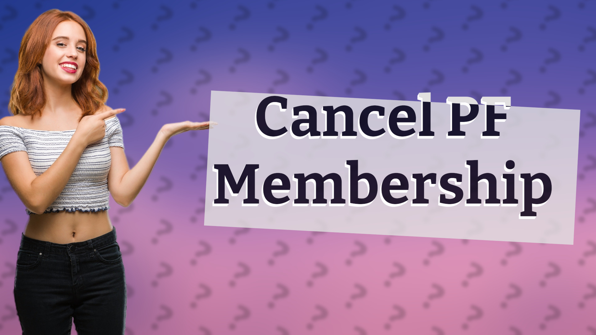 Cancel PF Membership