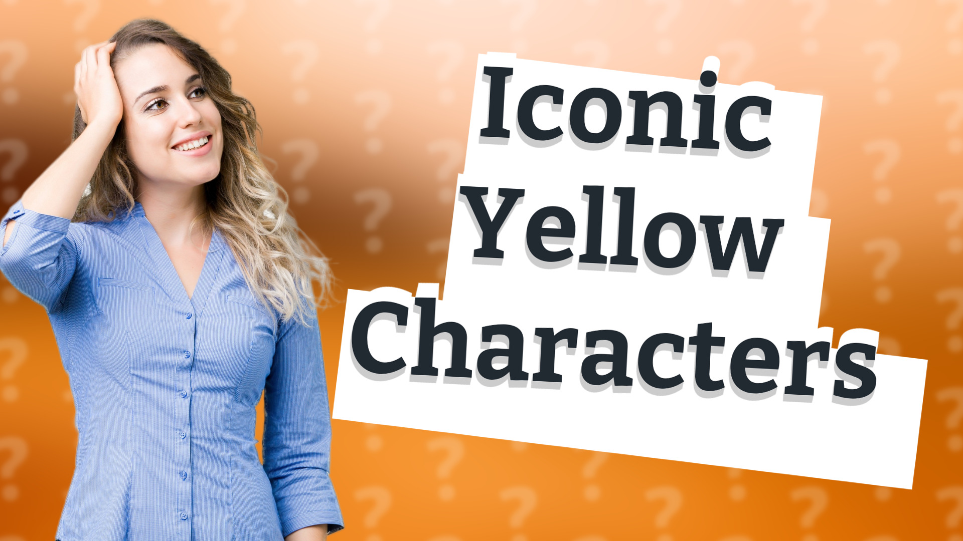 Iconic Yellow Characters