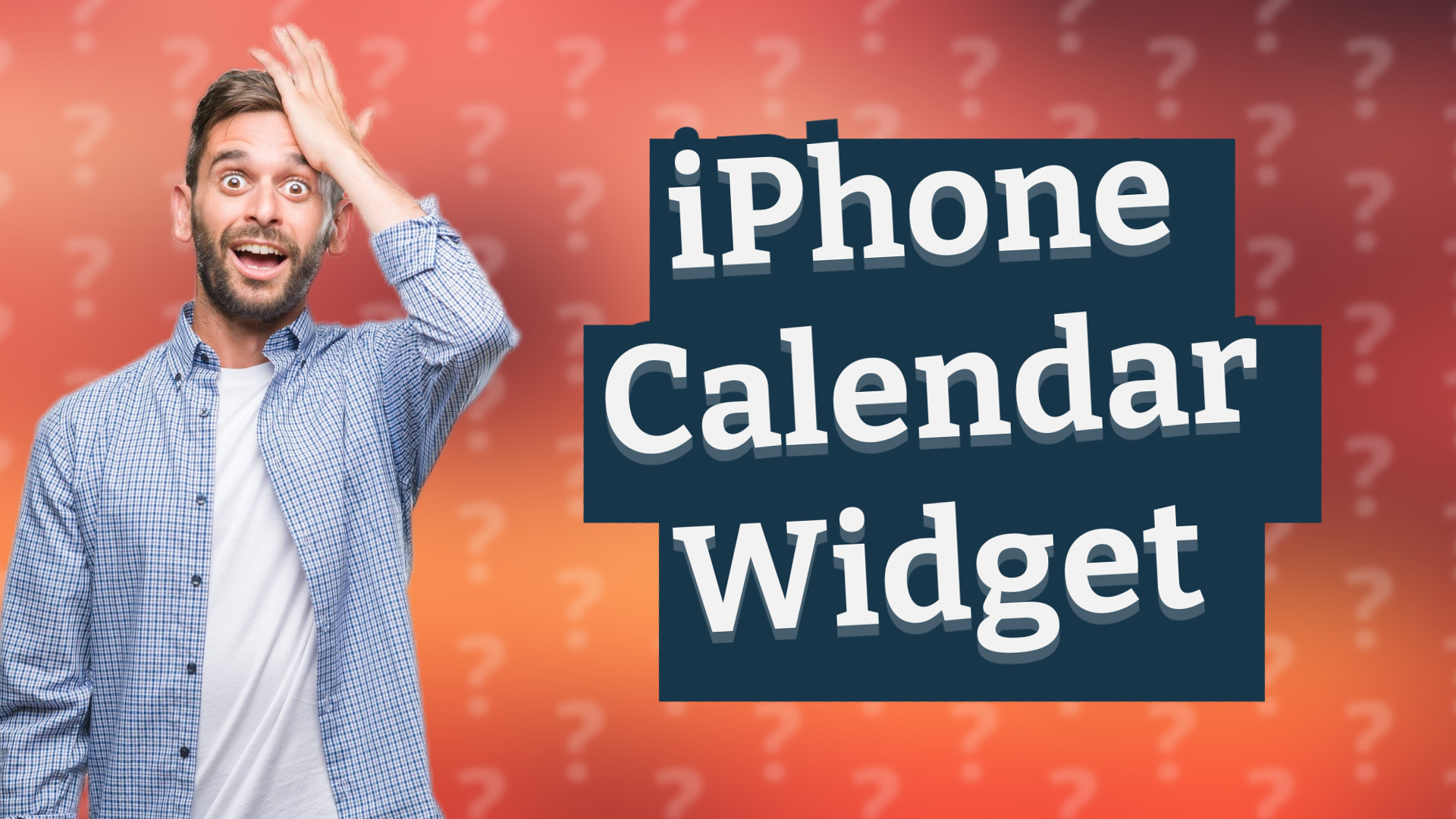 iPhone Calendar Widget