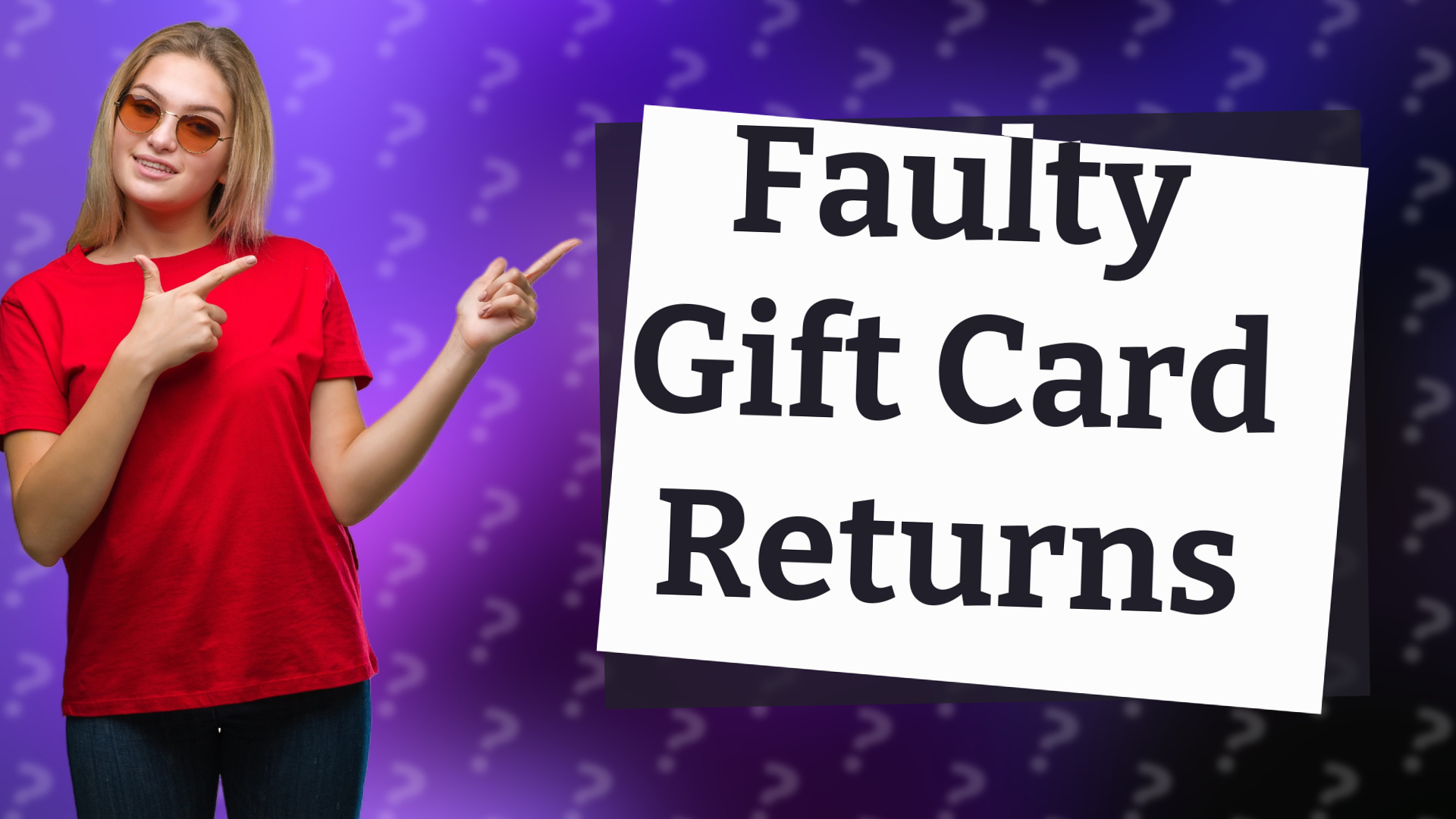 Faulty Gift Card Returns