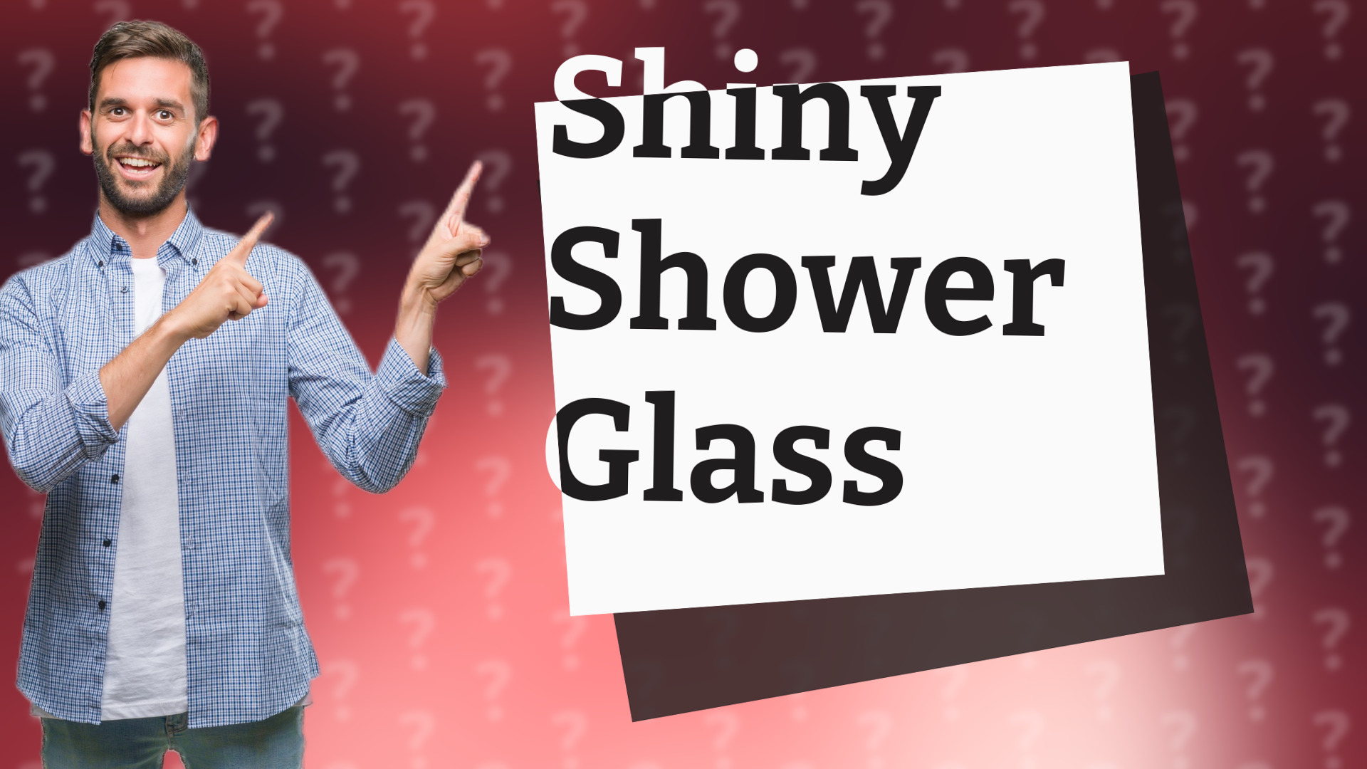 Shiny Shower Glass