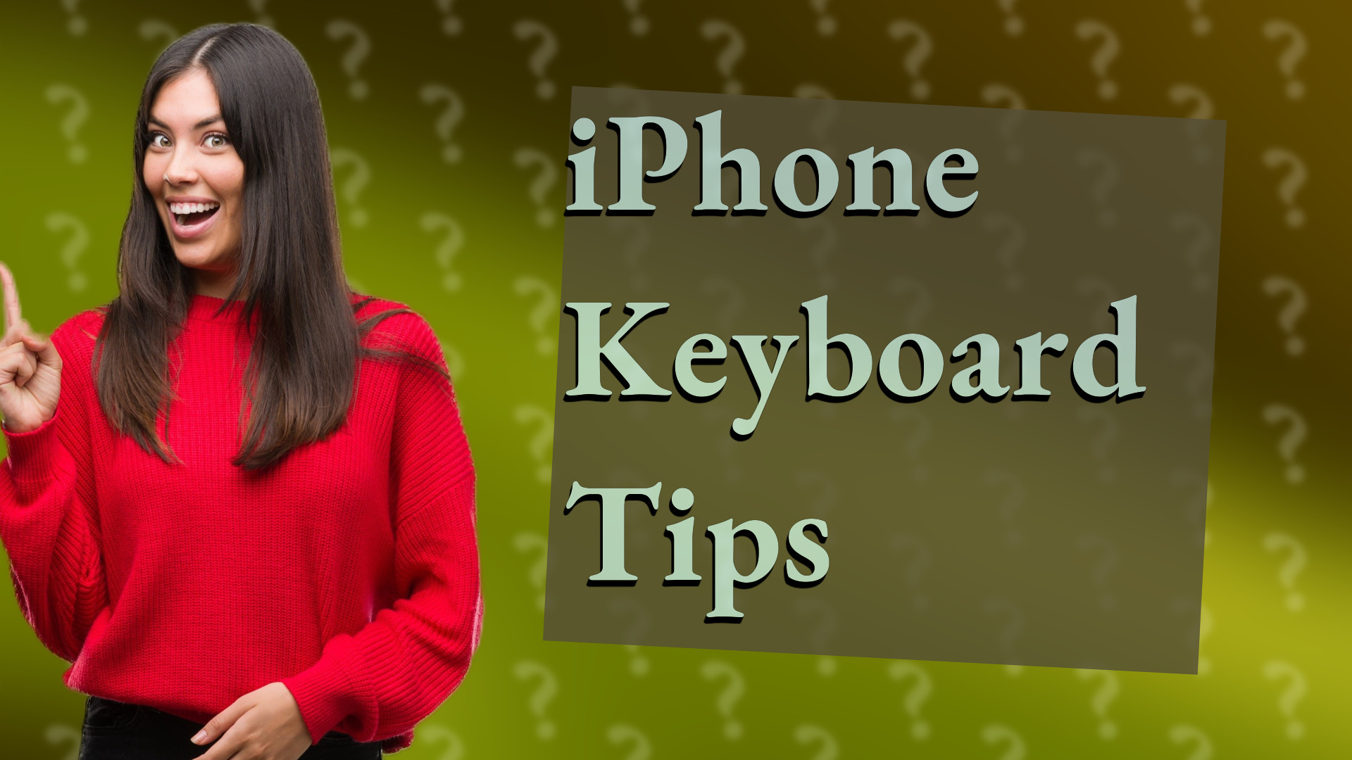 iPhone Keyboard Tips