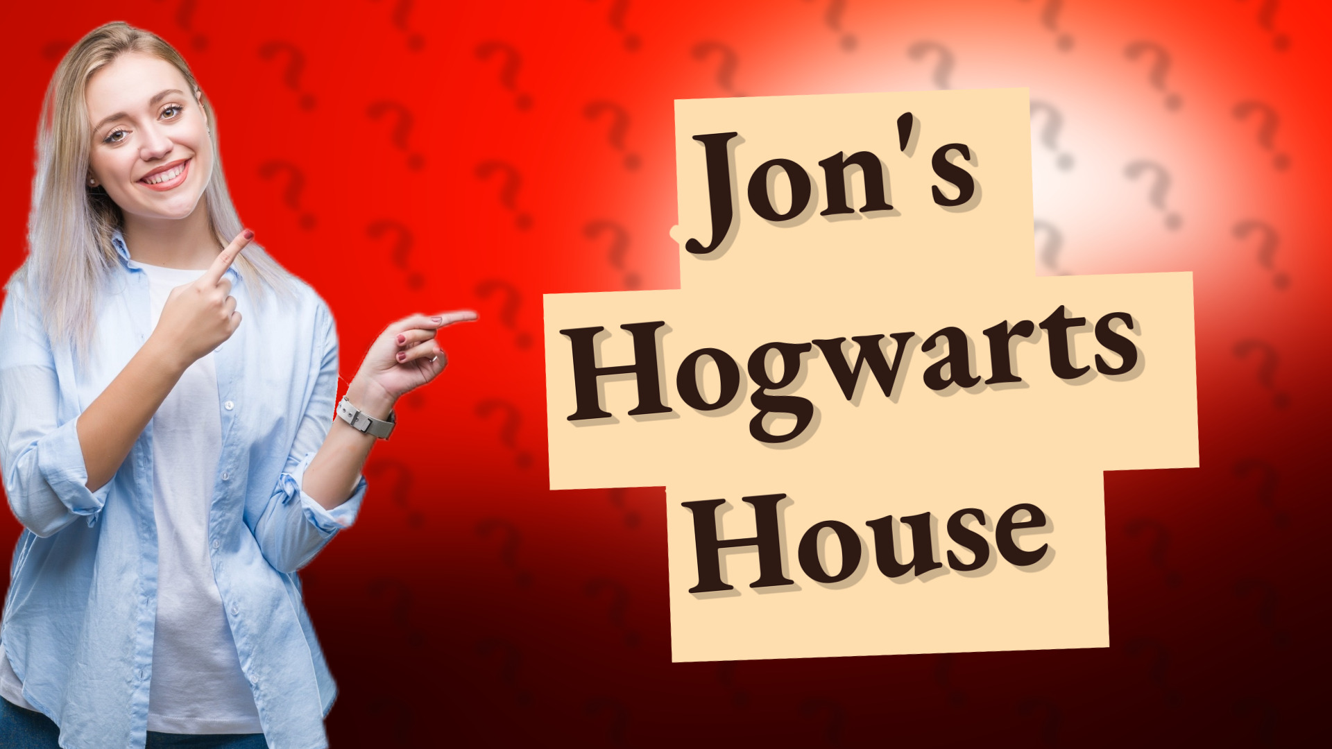 Jon's Hogwarts House
