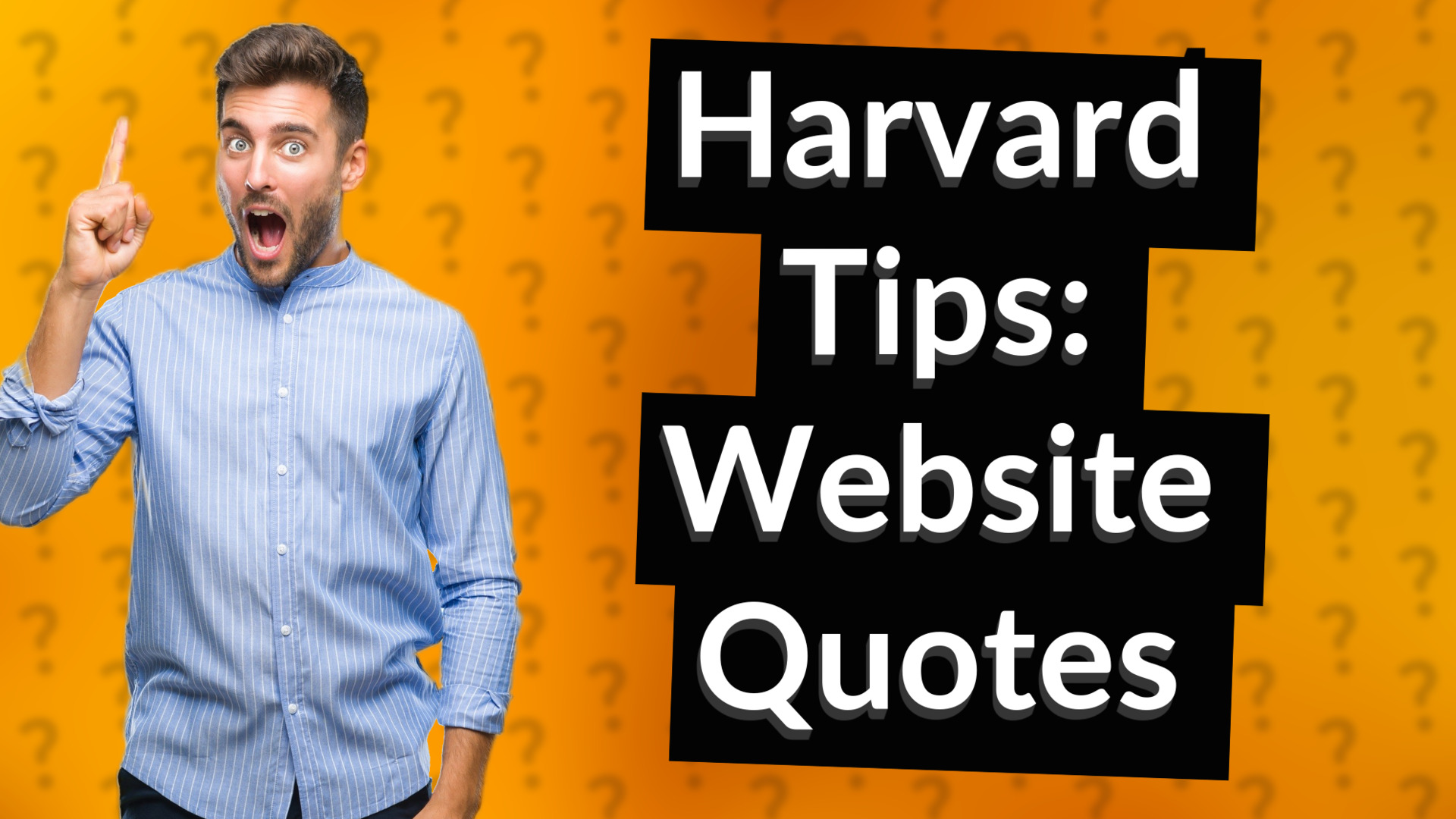 Harvard Tips: Website Quotes