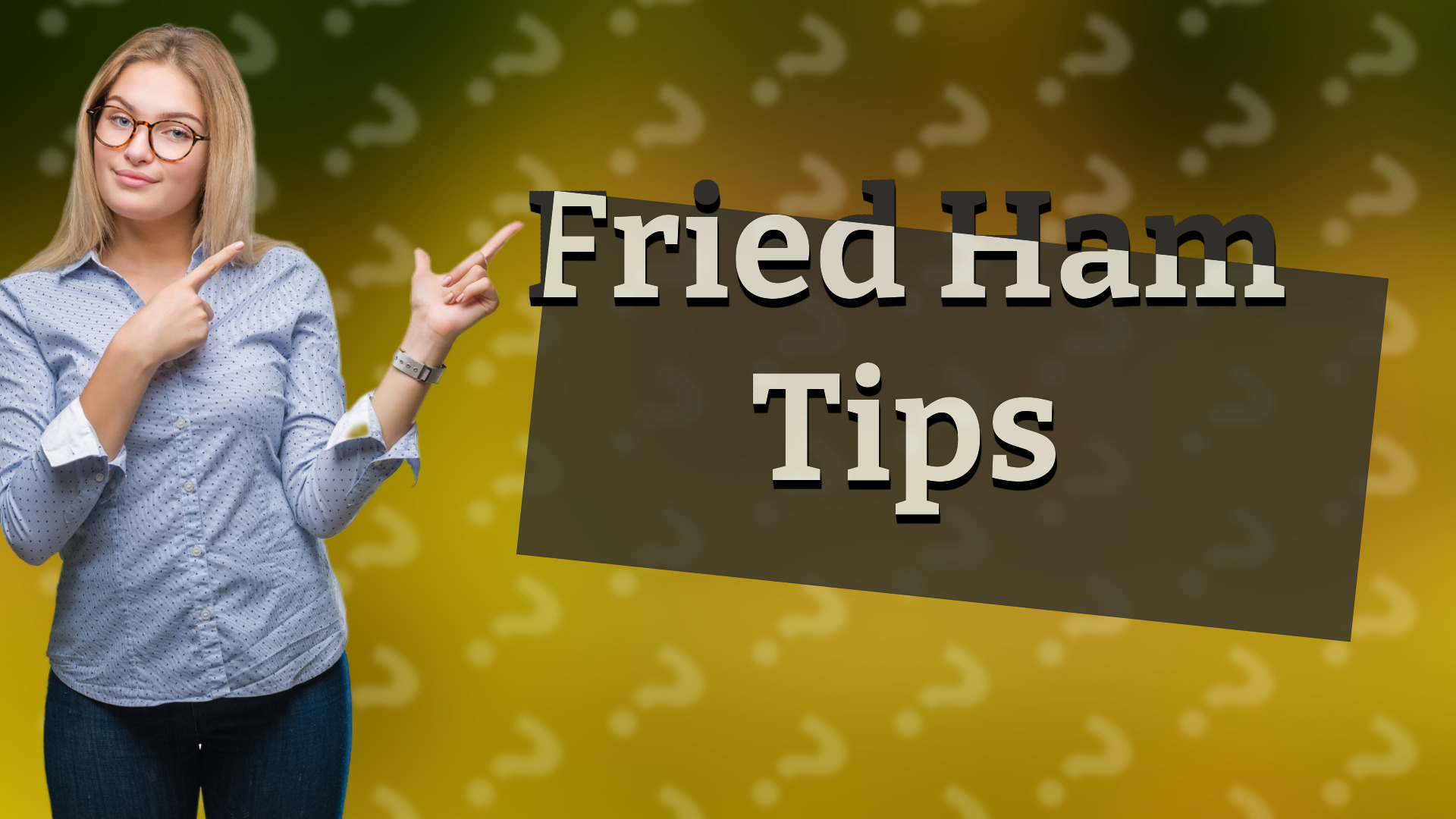 Fried Ham Tips