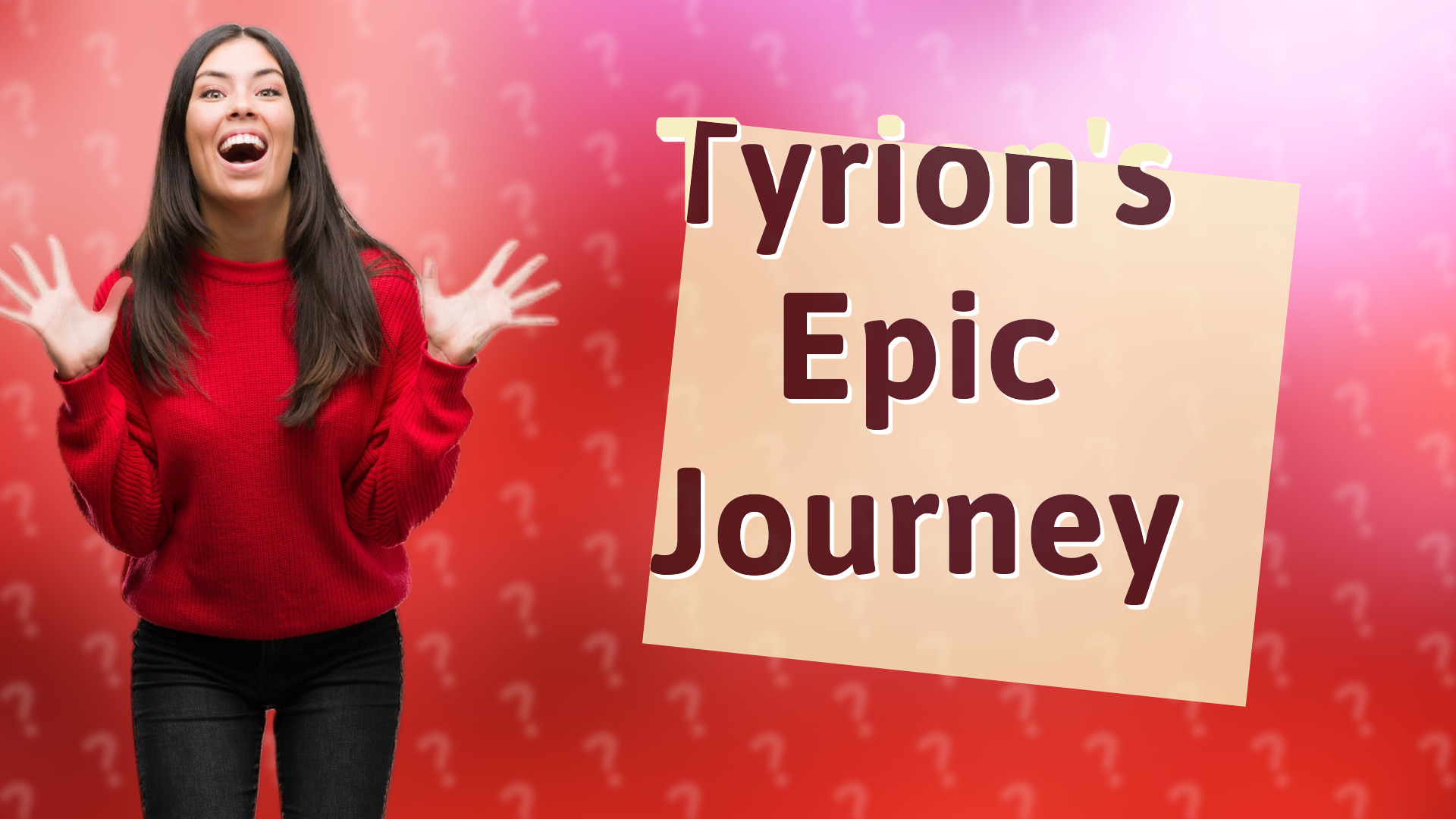 Tyrion's Epic Journey