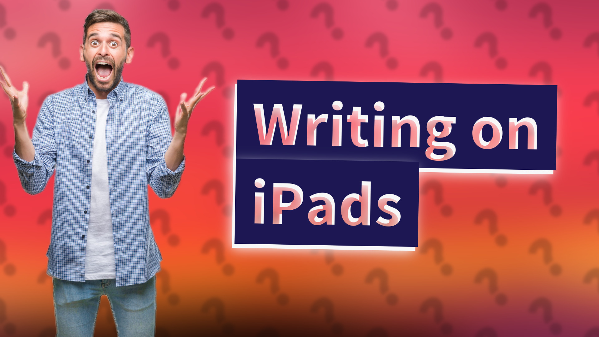 Writing on iPads
