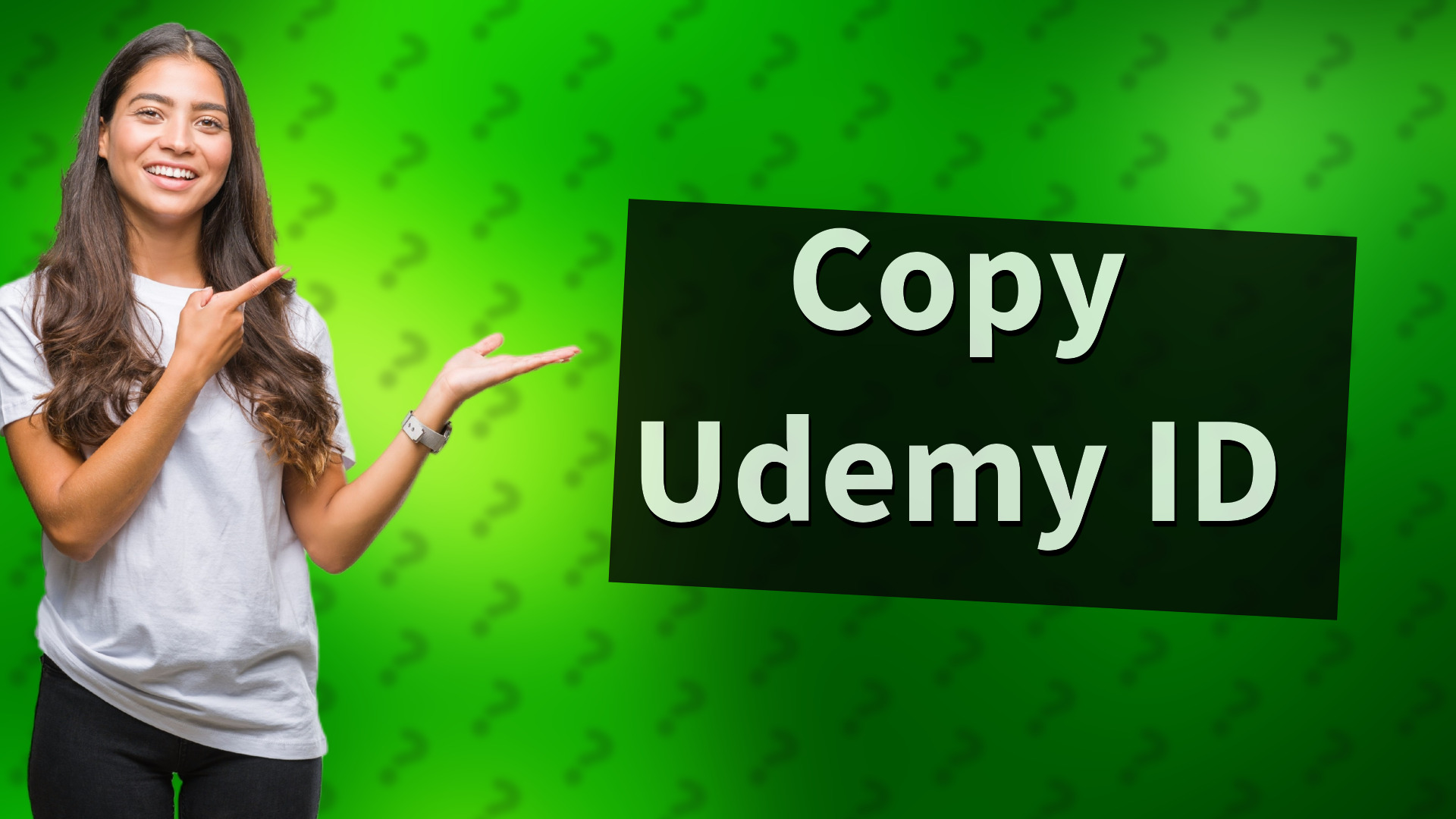 Copy Udemy ID