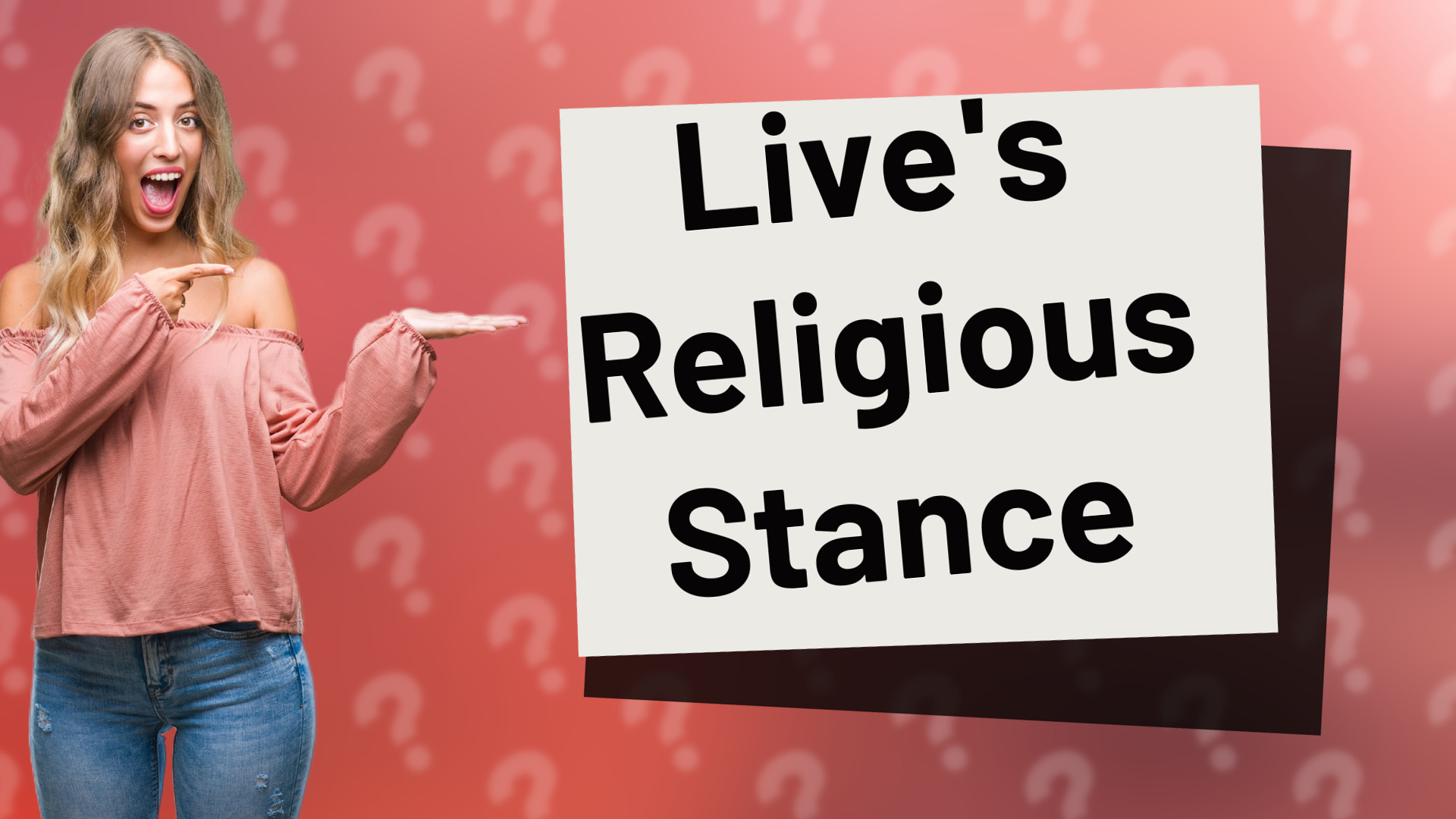 Live's Religious Stance