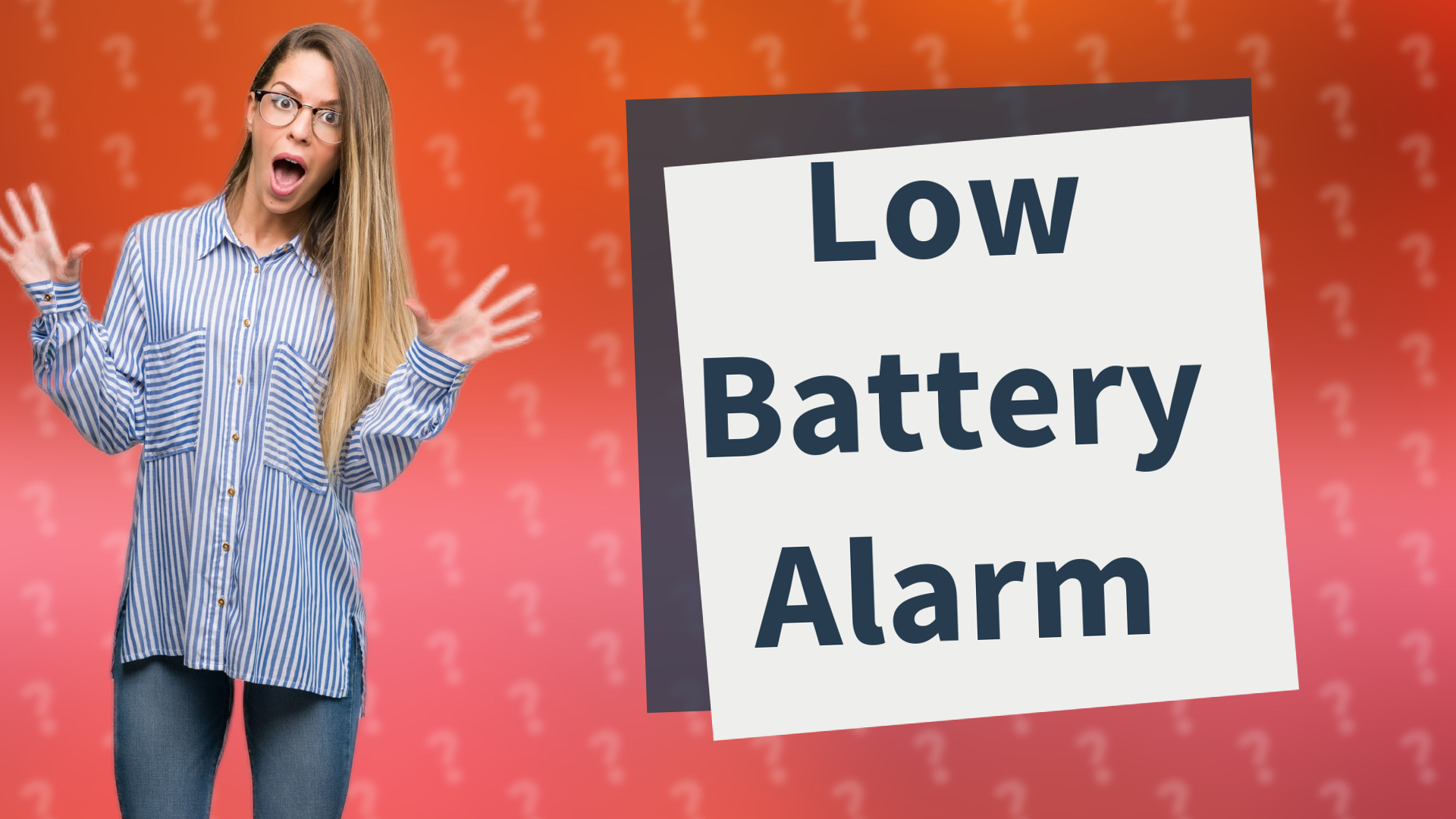 Low Battery Alarm
