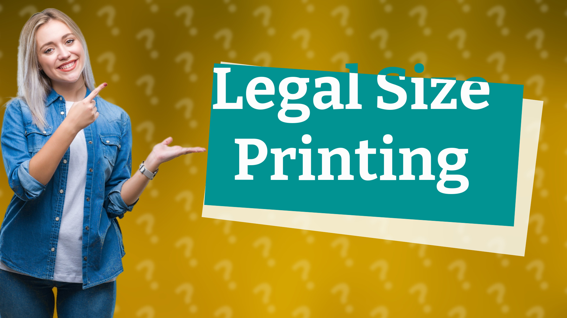Legal Size Printing