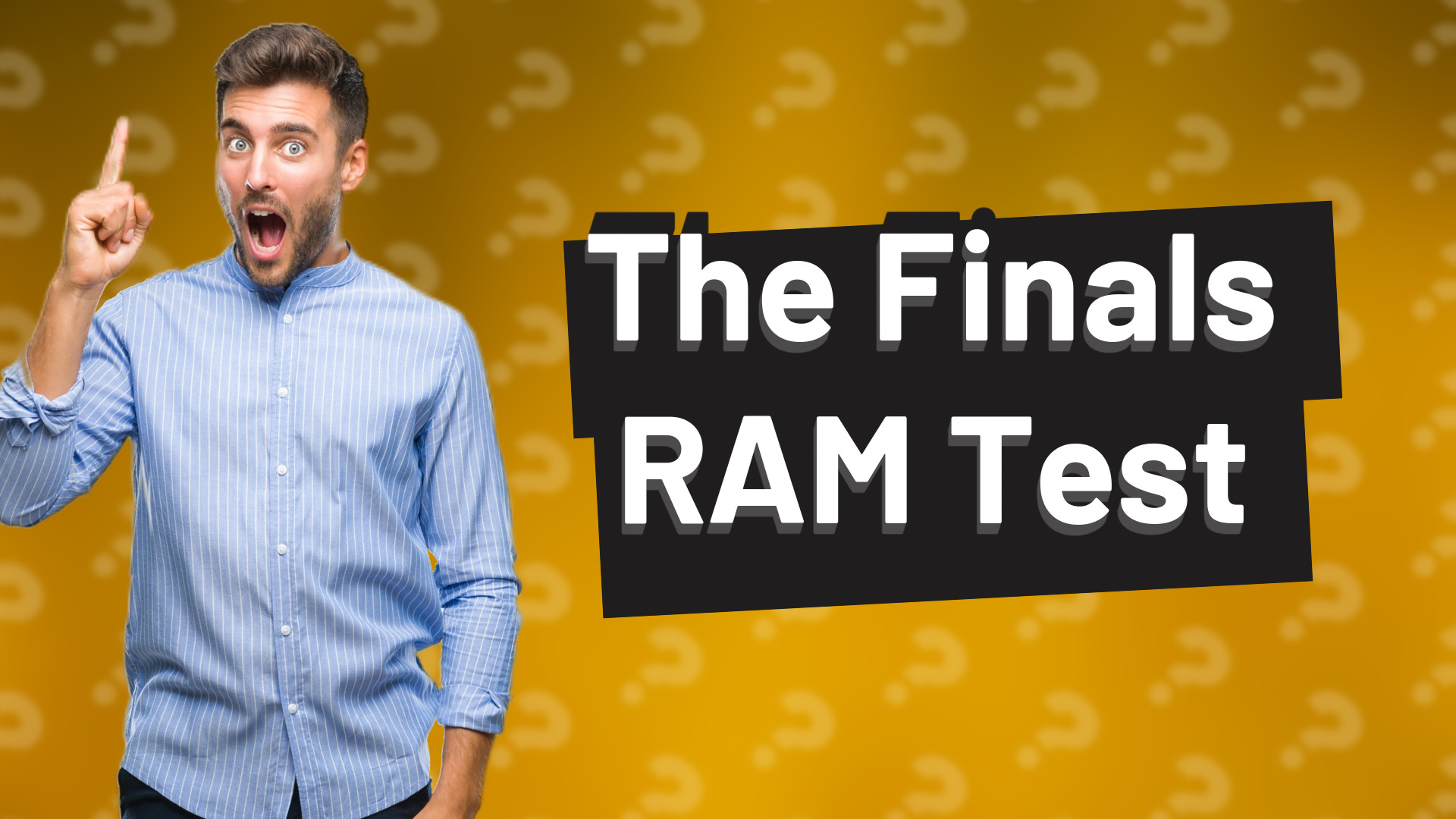 The Finals RAM Test