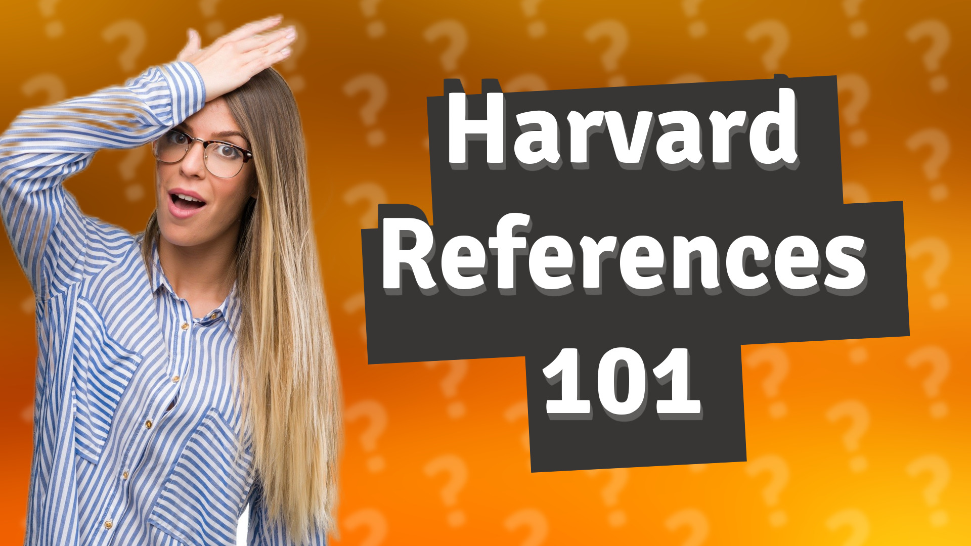 Harvard References 101