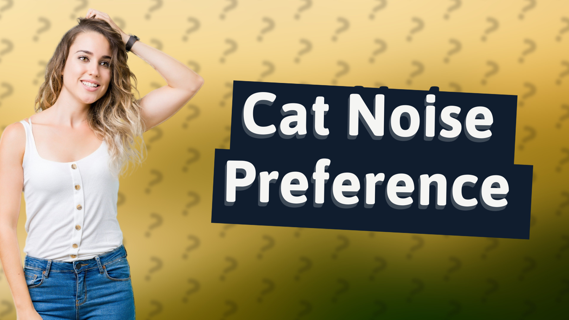 Cat Noise Preference