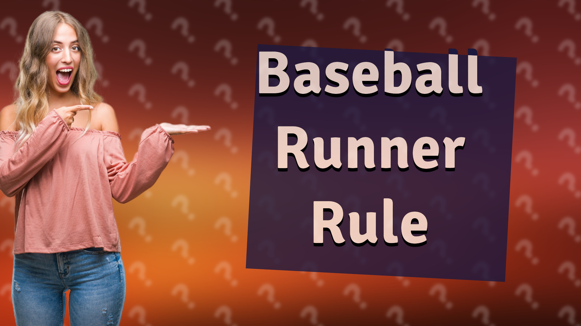 Baseball Runner Rule