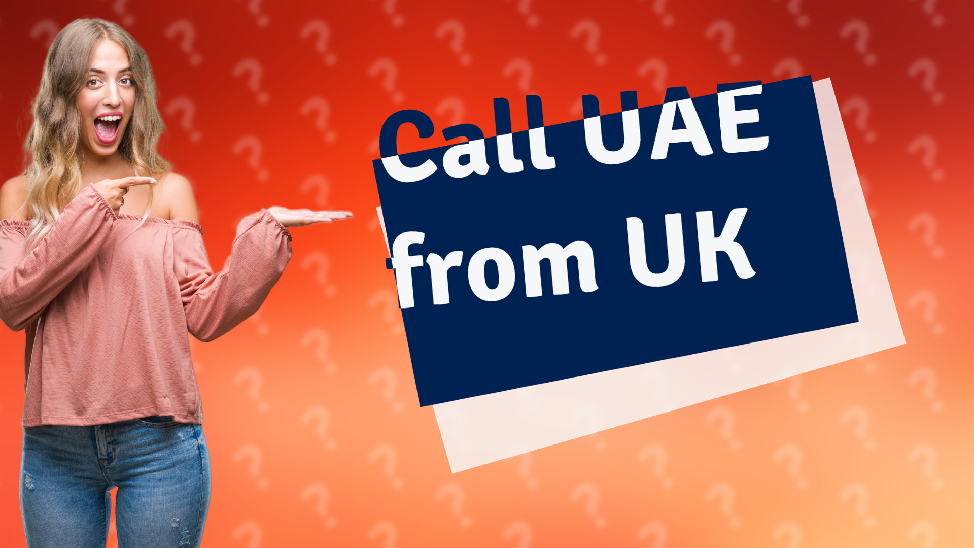 Call UAE from UK