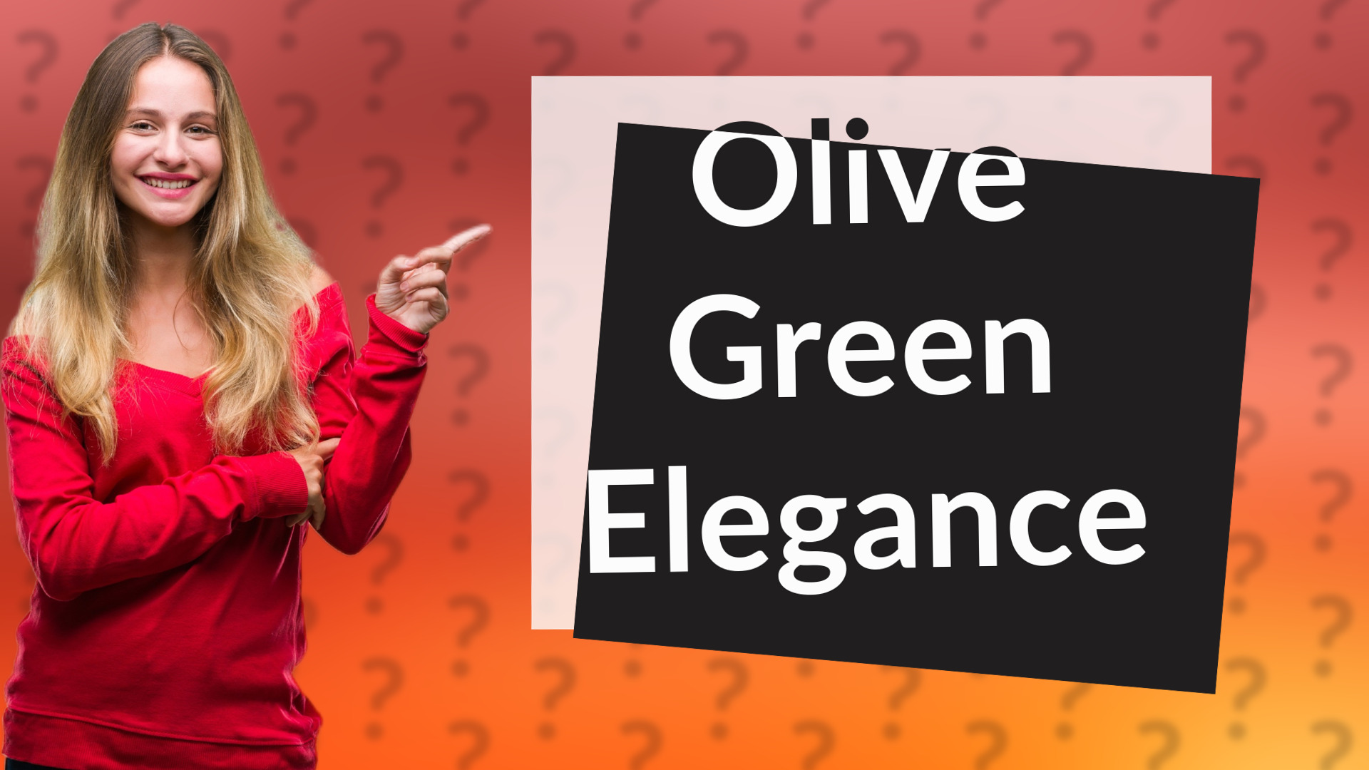 Olive Green Elegance