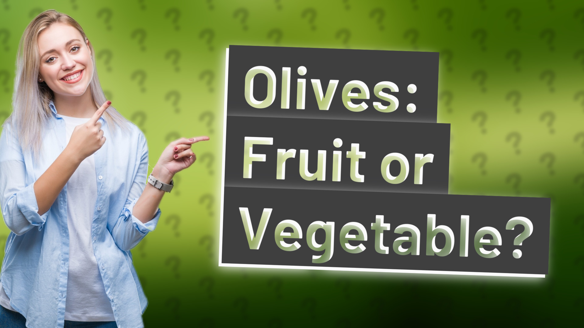 Olives: Fruit or Vegetable?