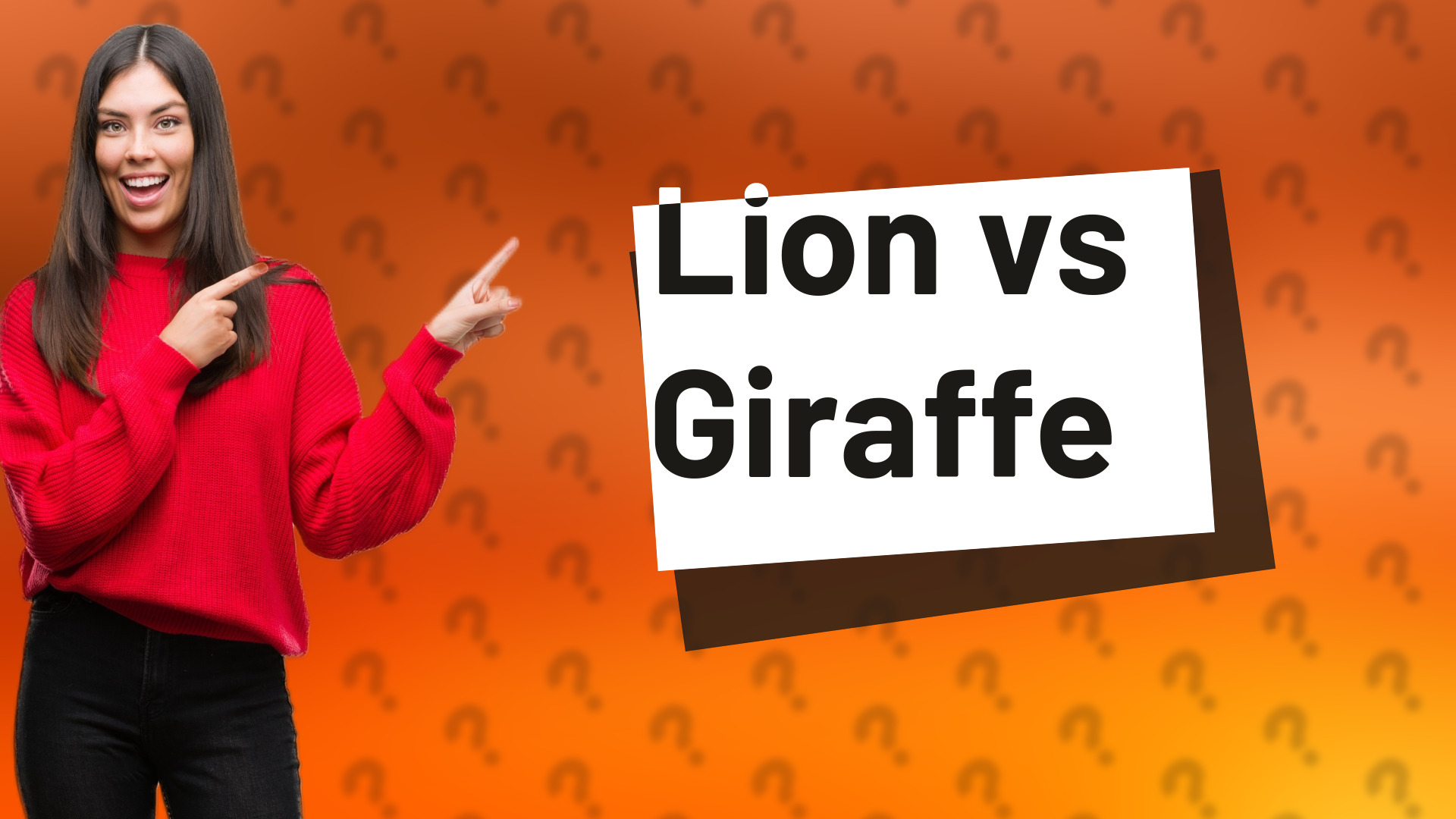 Lion vs Giraffe