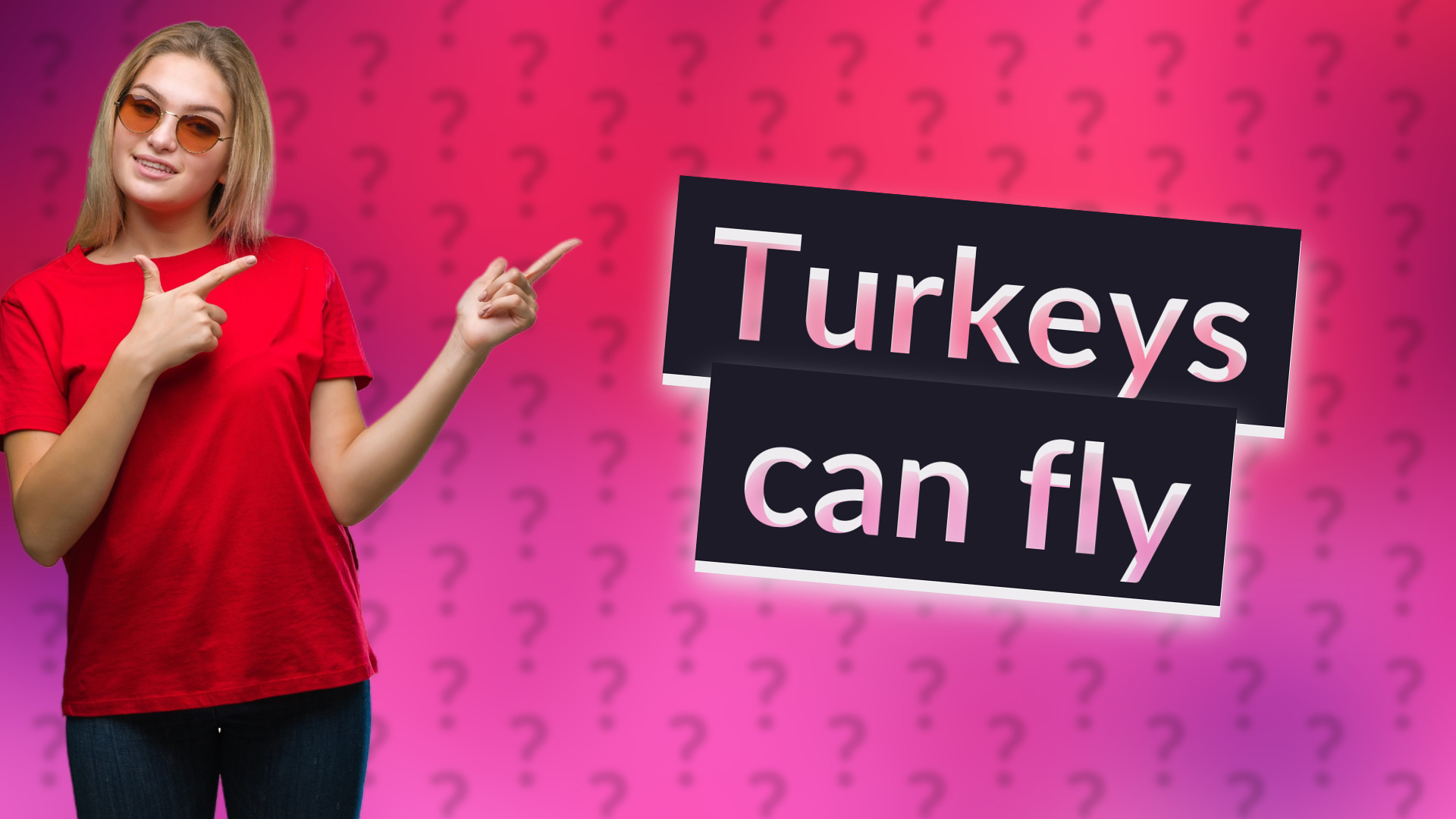 Turkeys can fly