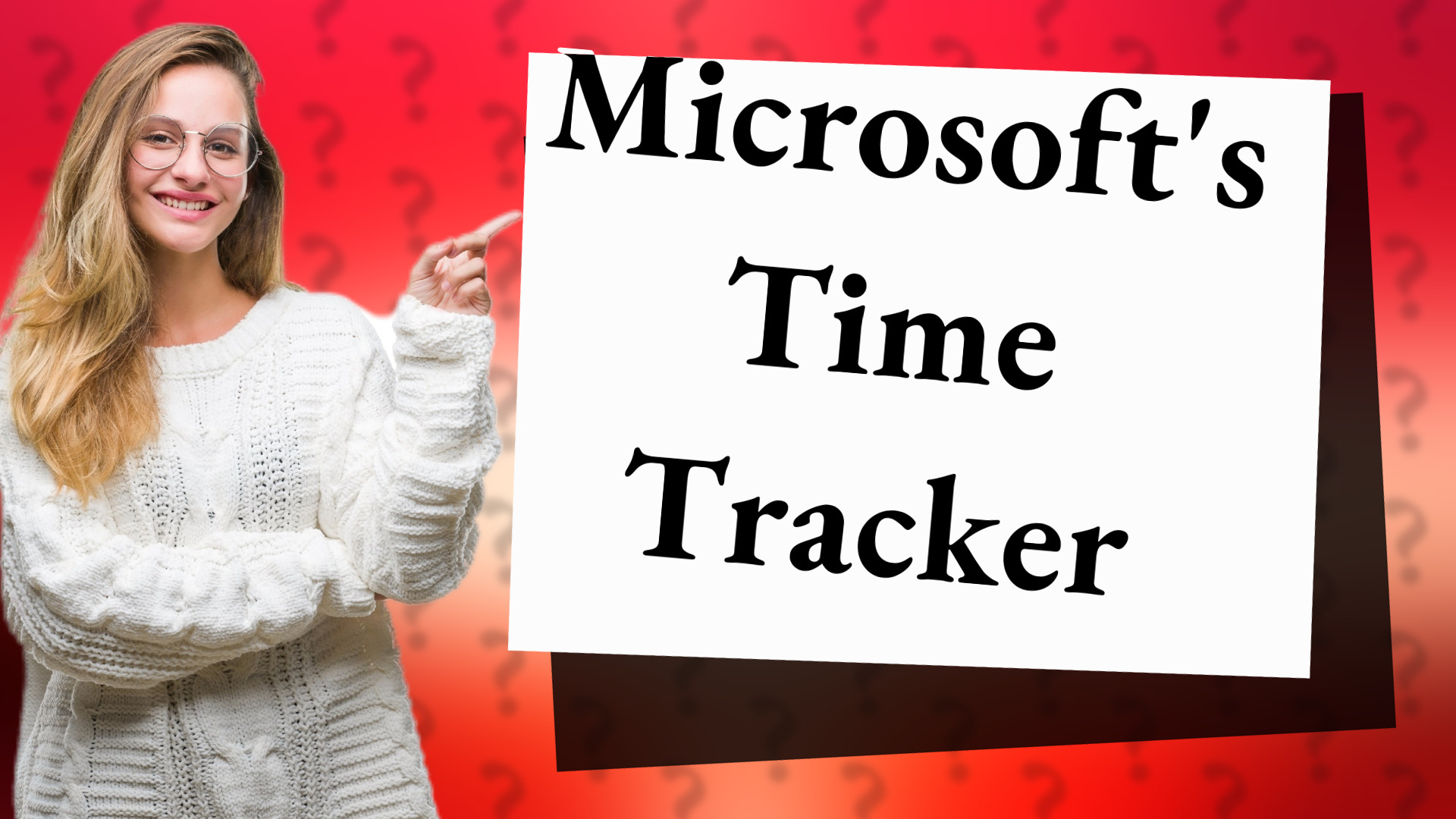 Microsoft's Time Tracker