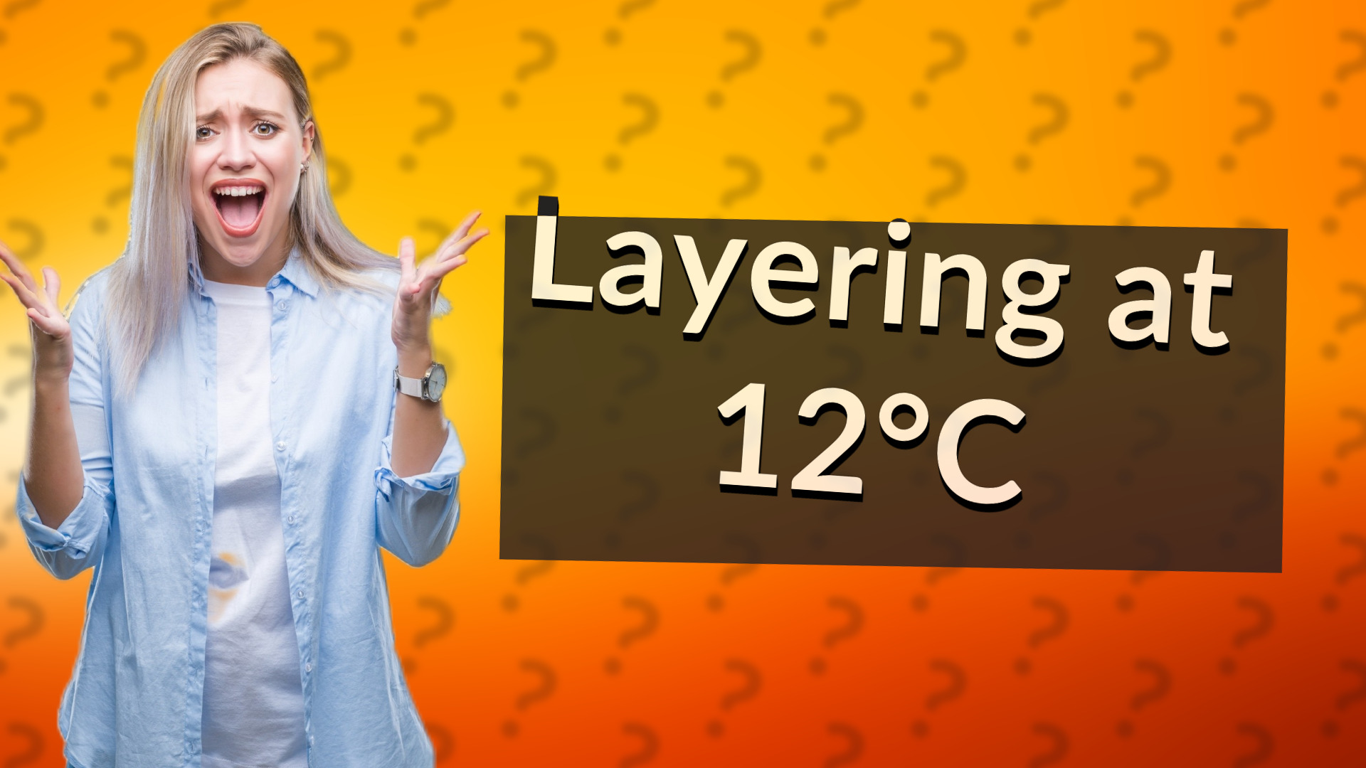Layering at 12°C