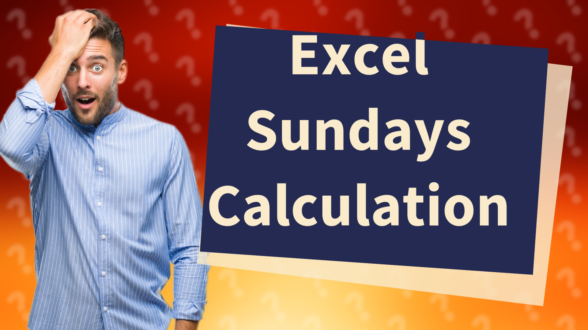 Excel Sundays Calculation