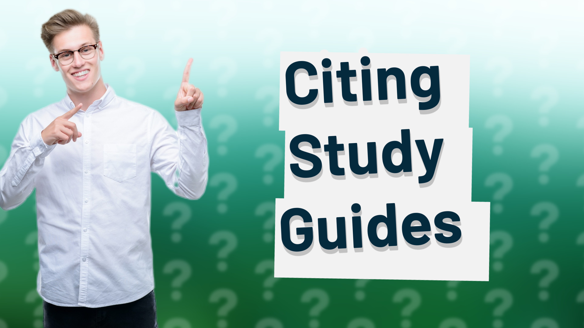 Citing Study Guides