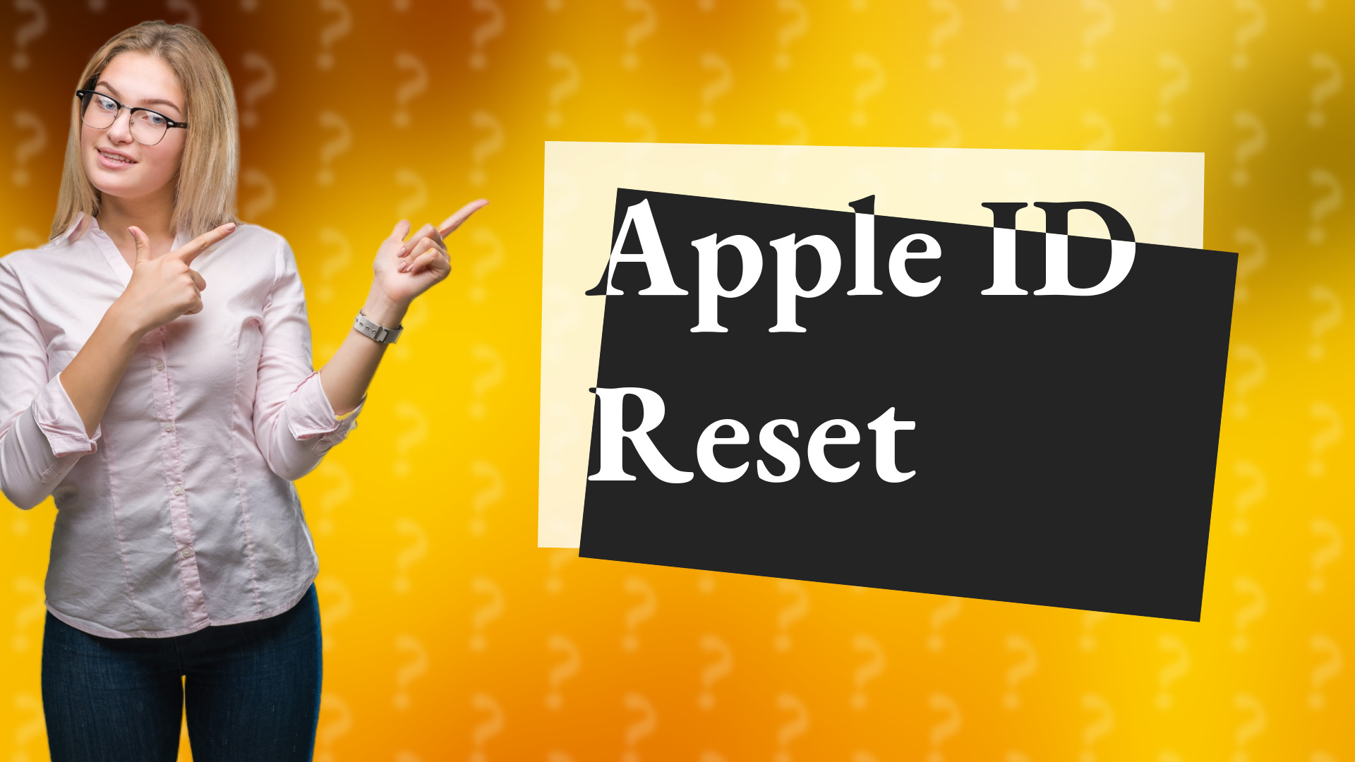 Apple ID Reset