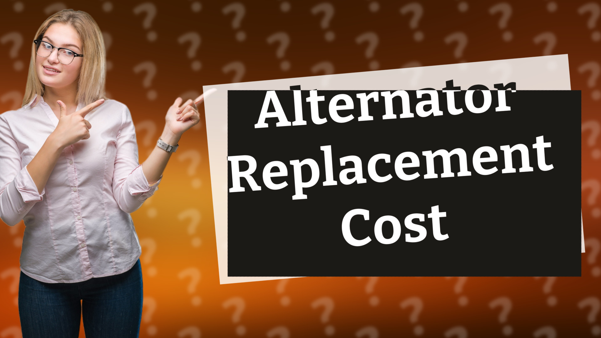 Alternator Replacement Cost
