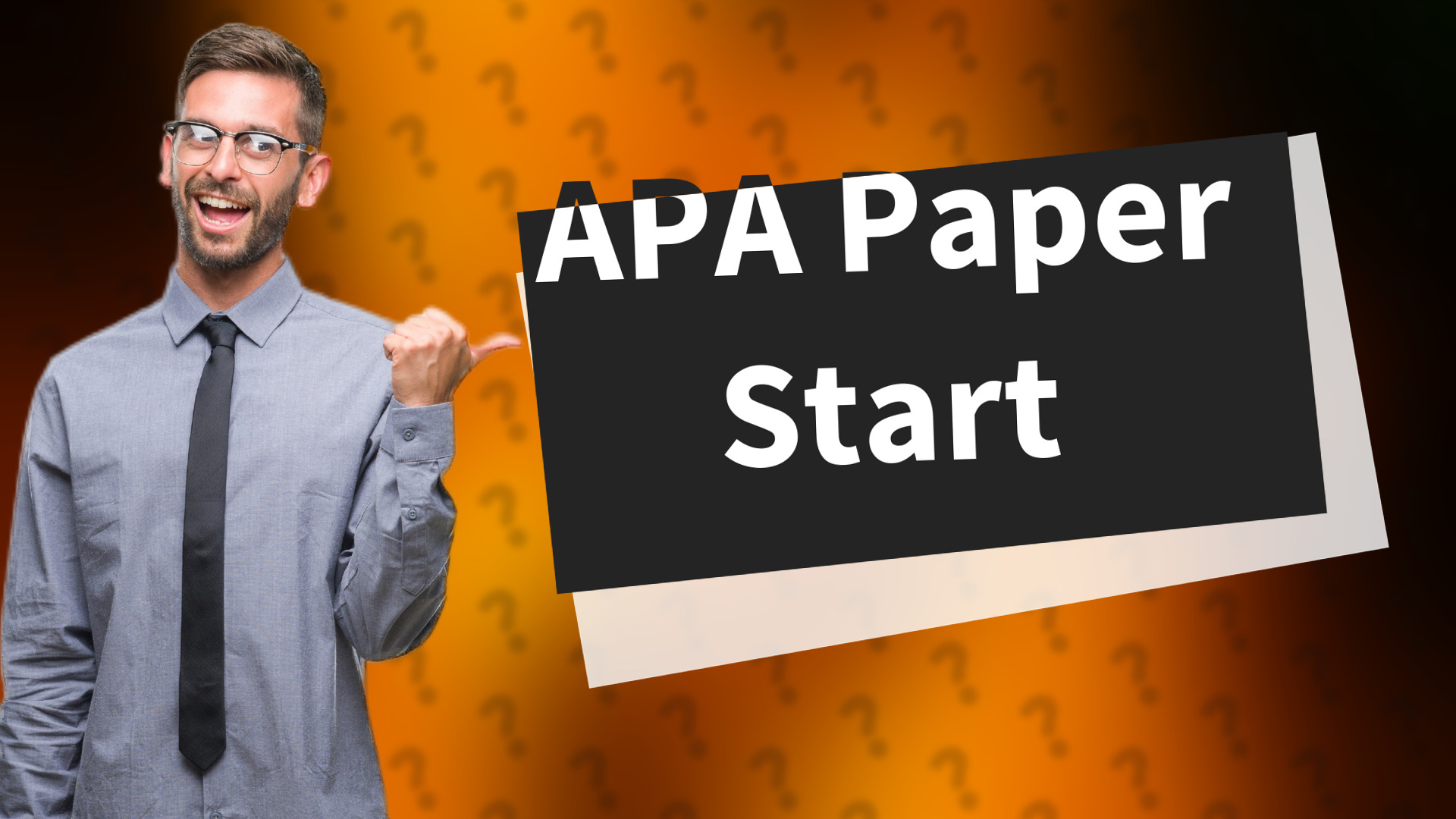 APA Paper Start