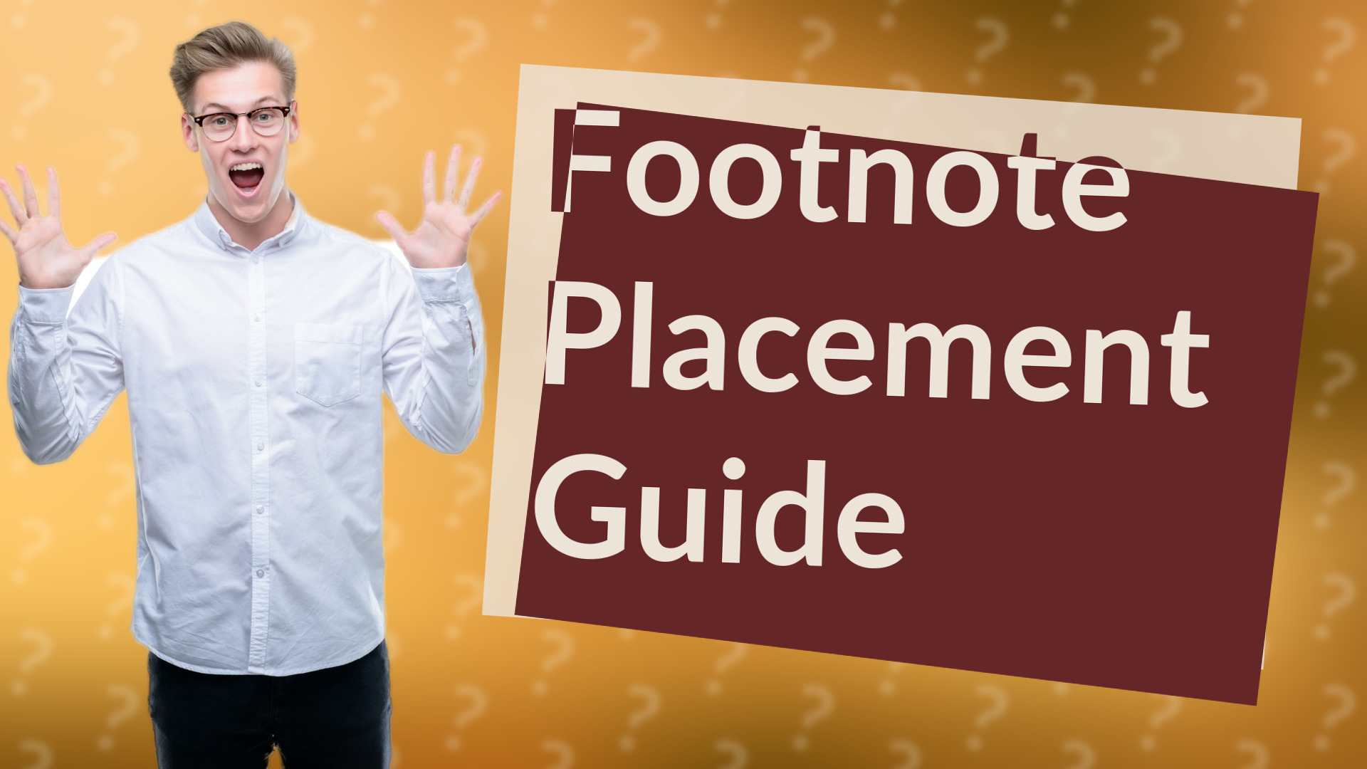 Footnote Placement Guide