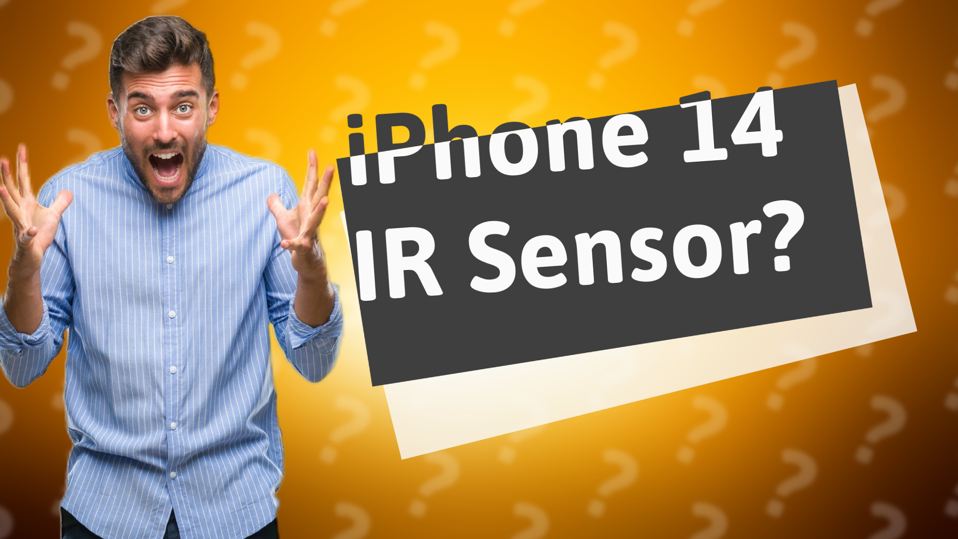 iPhone 14 IR Sensor?