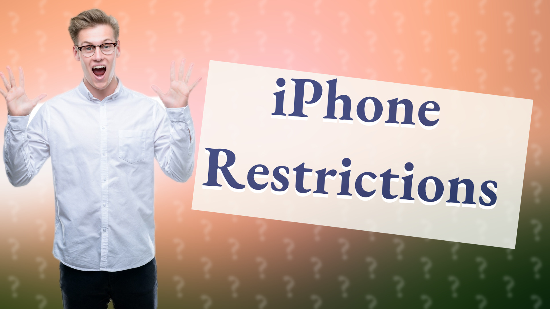 iPhone Restrictions