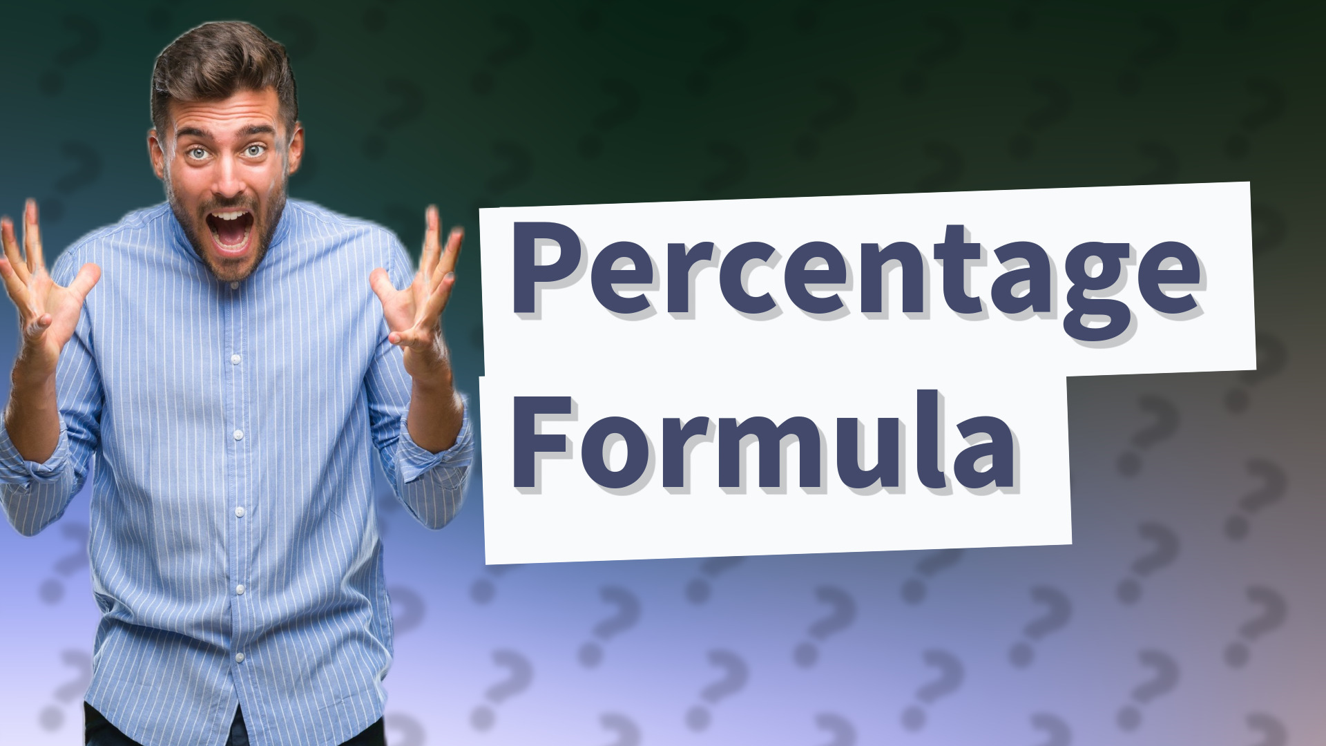 Percentage Formula