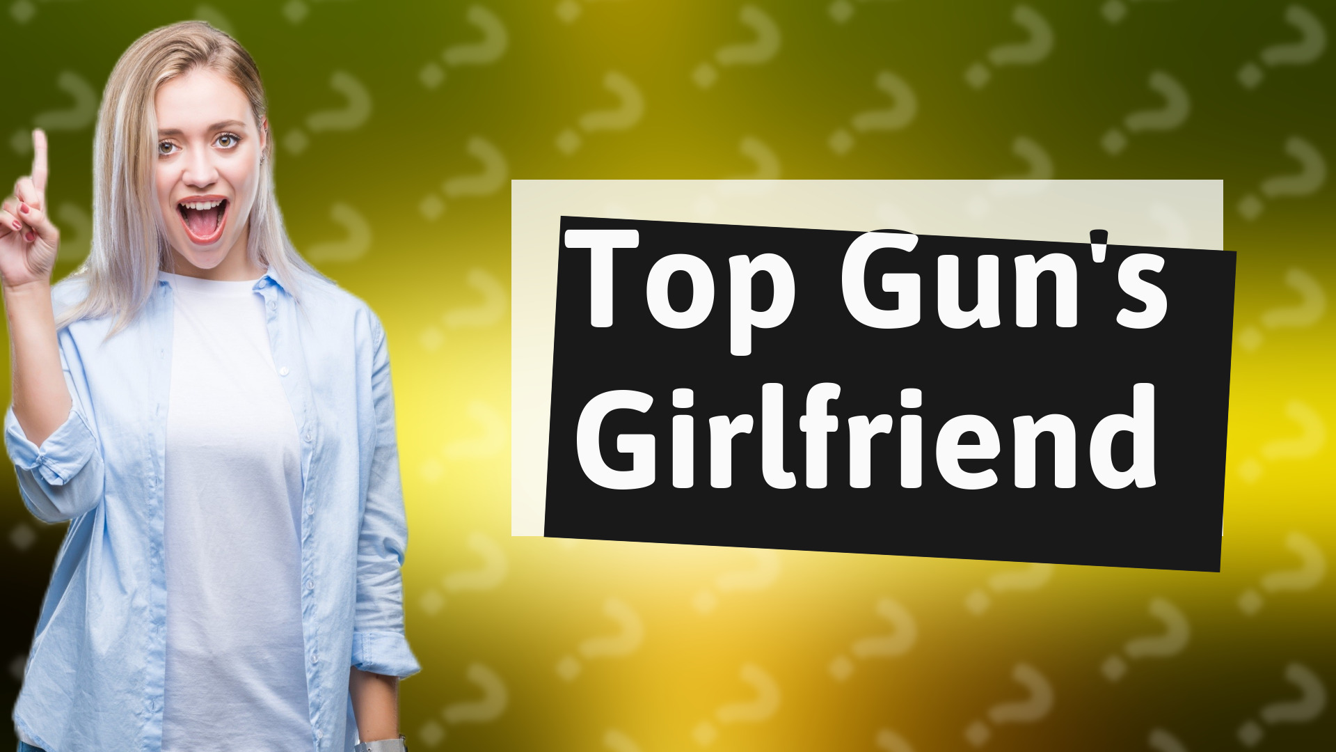 Top Gun's Girlfriend