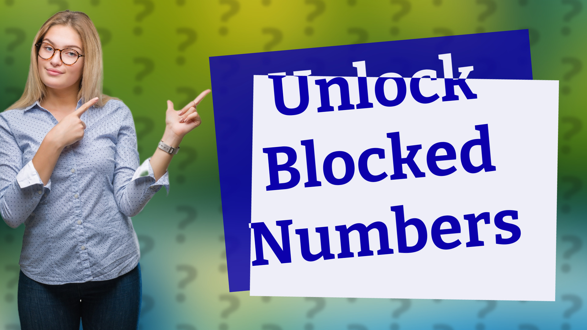 Unlock Blocked Numbers